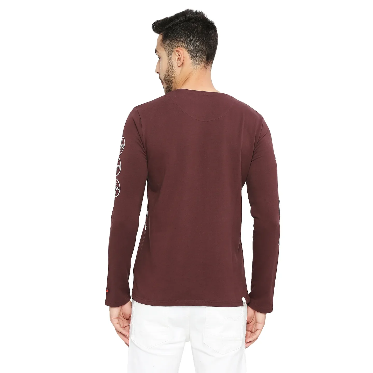 Mid Wine Men's Casual  Sweatshirt by  Being Human Clothing - Image 4