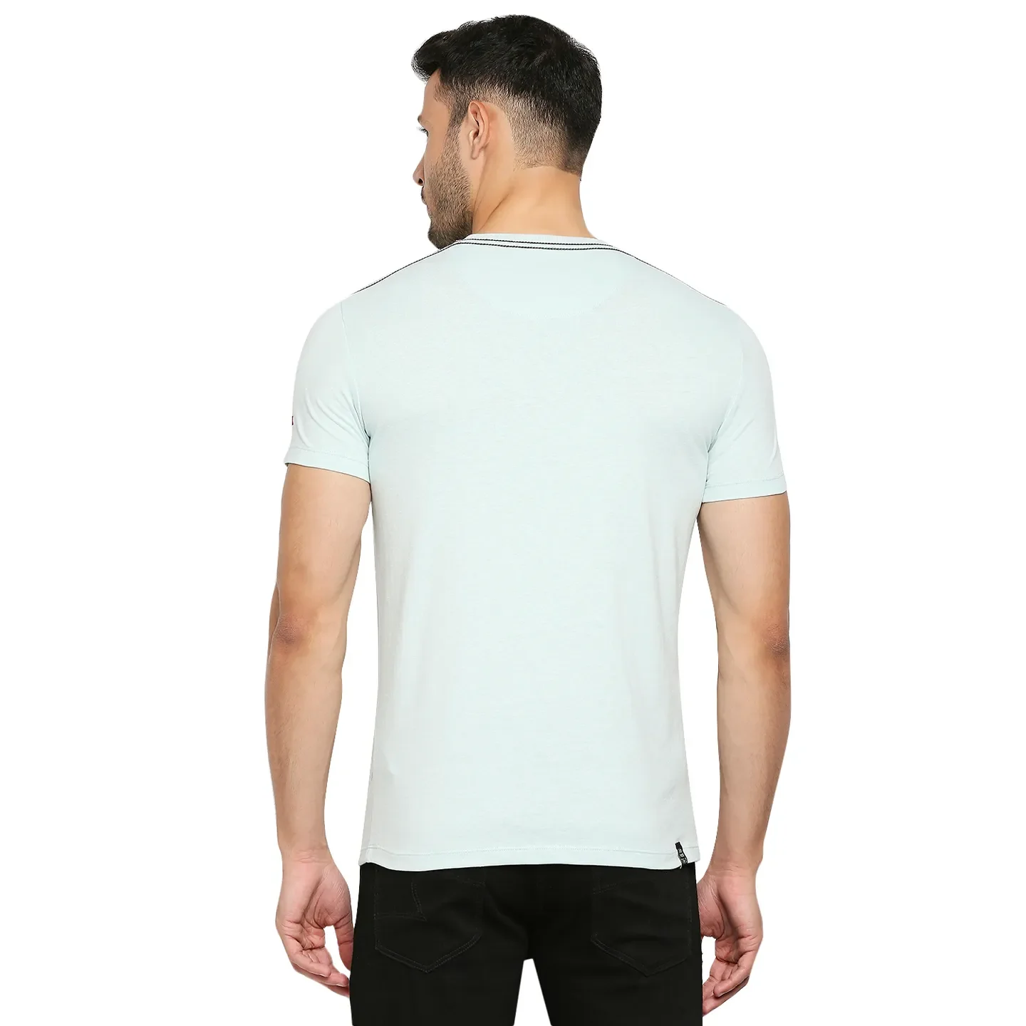 Grey Regular Fit Men's Short Sleeves T-Shirt by Being Human Clothing - Image 11