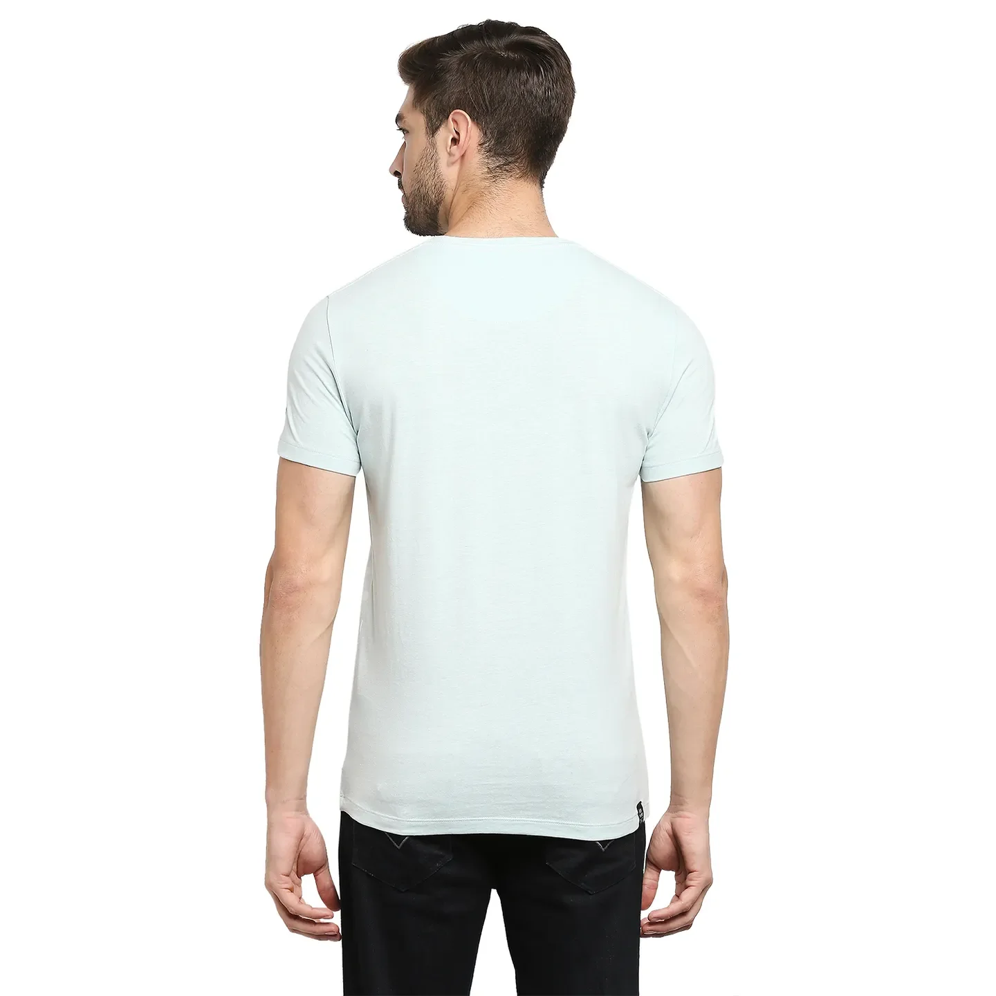 Grey Regular Fit Men's Short Sleeves T-Shirt by Being Human Clothing - Image 4