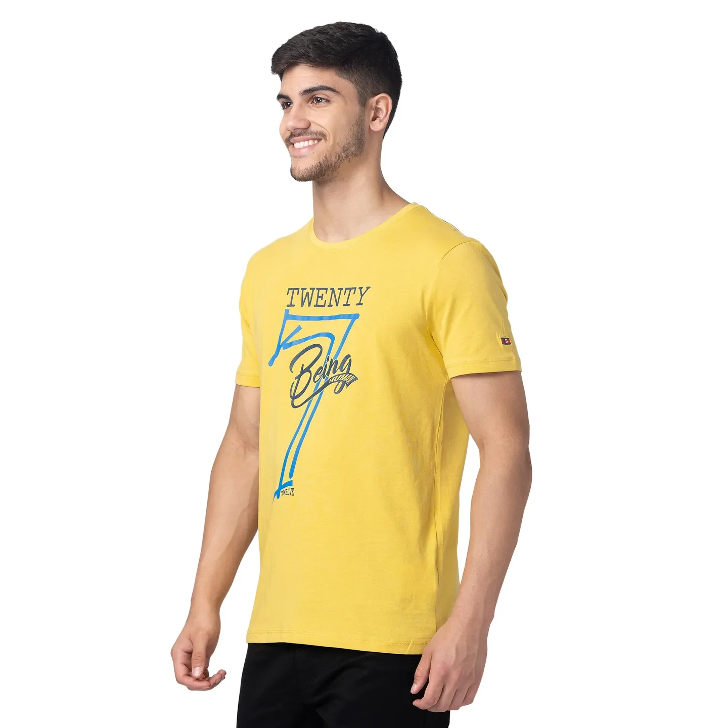 Bamboo Regular Fit Round Neck Men's T-Shirt by Being Human Clothing - Image 2