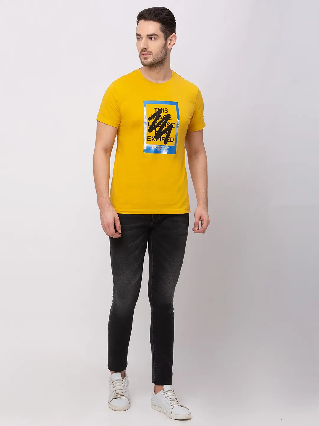 Banana Regular Fit Round Neck Men's T-Shirt by Being Human Clothing - Image 5