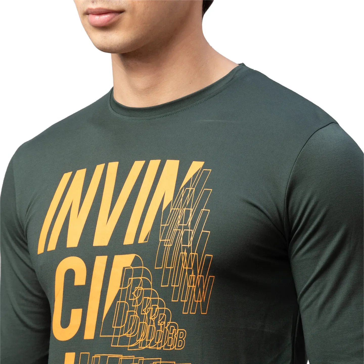 Red Regular Fit Men's Long Sleeves T-Shirt by Being Human Clothing - Image 5