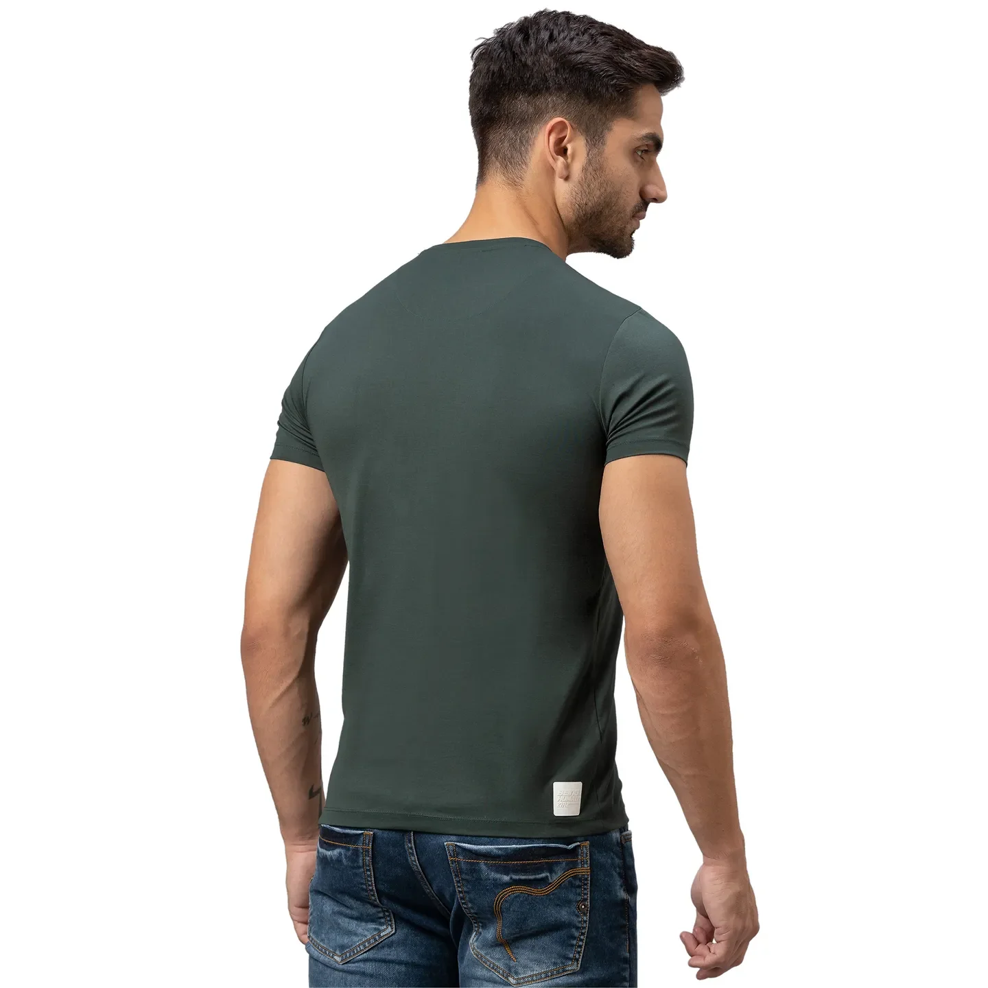 Bayberry Regular Fit Round Neck Men's T-Shirt by Being Human Clothing - Image 3