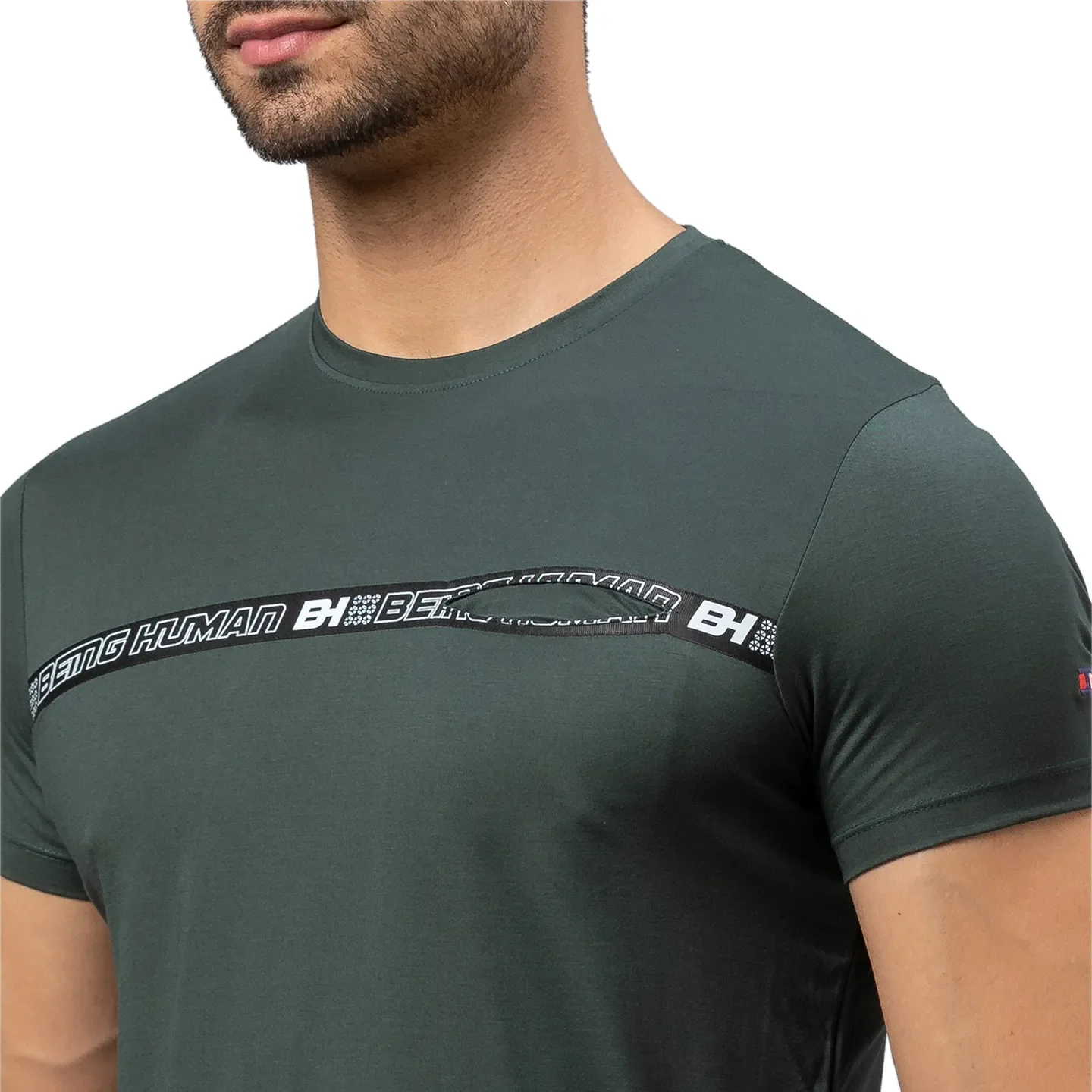Bayberry Regular Fit Round Neck Men's T-Shirt by Being Human Clothing - Image 4