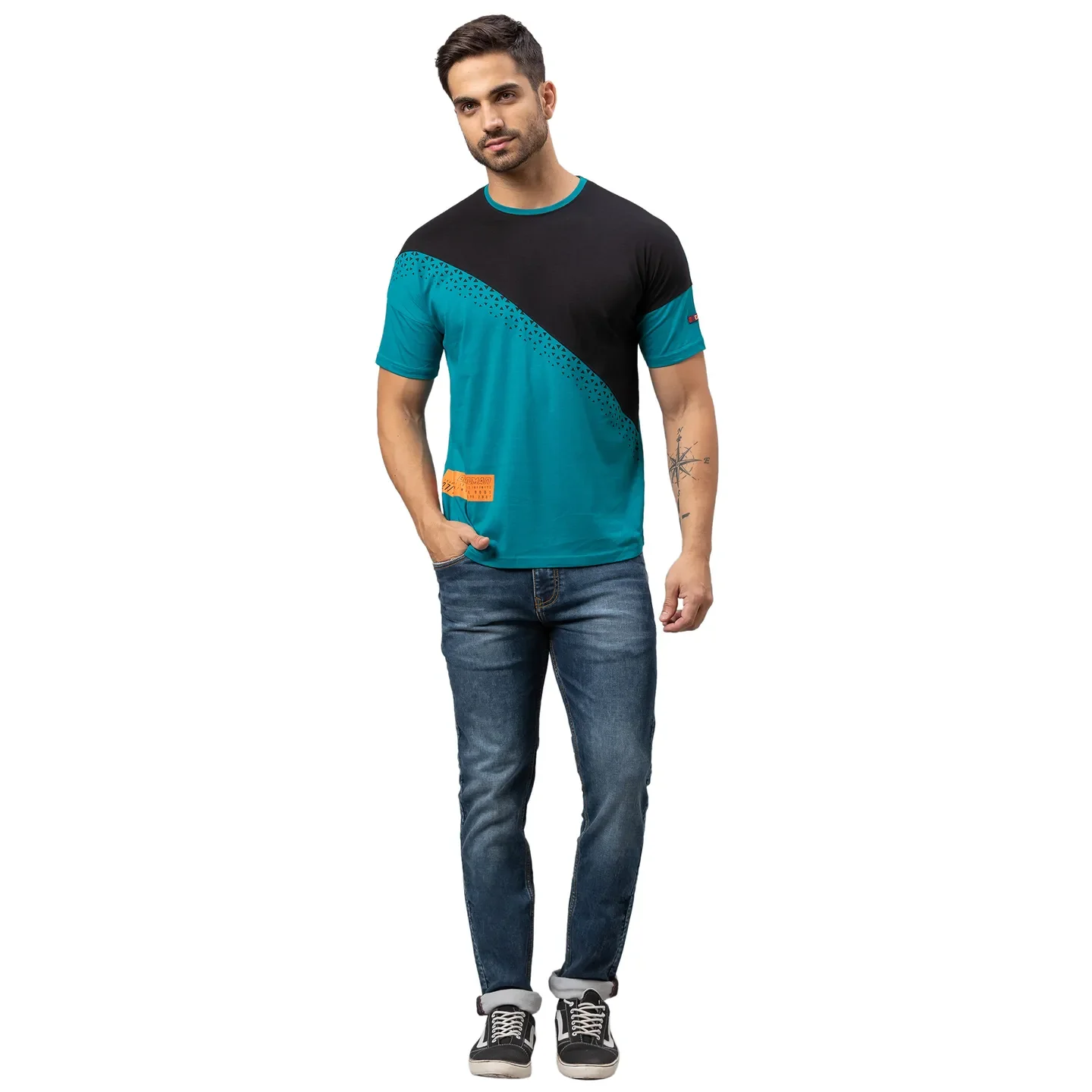 Bayberry Regular Fit Round Neck Men's T-Shirt by Being Human Clothing - Image 2