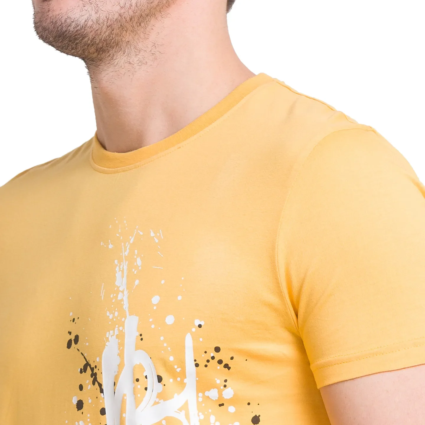 Besswax Regular Fit Round Neck Mens' T-Shirt by Being Human Clothing - Image 4