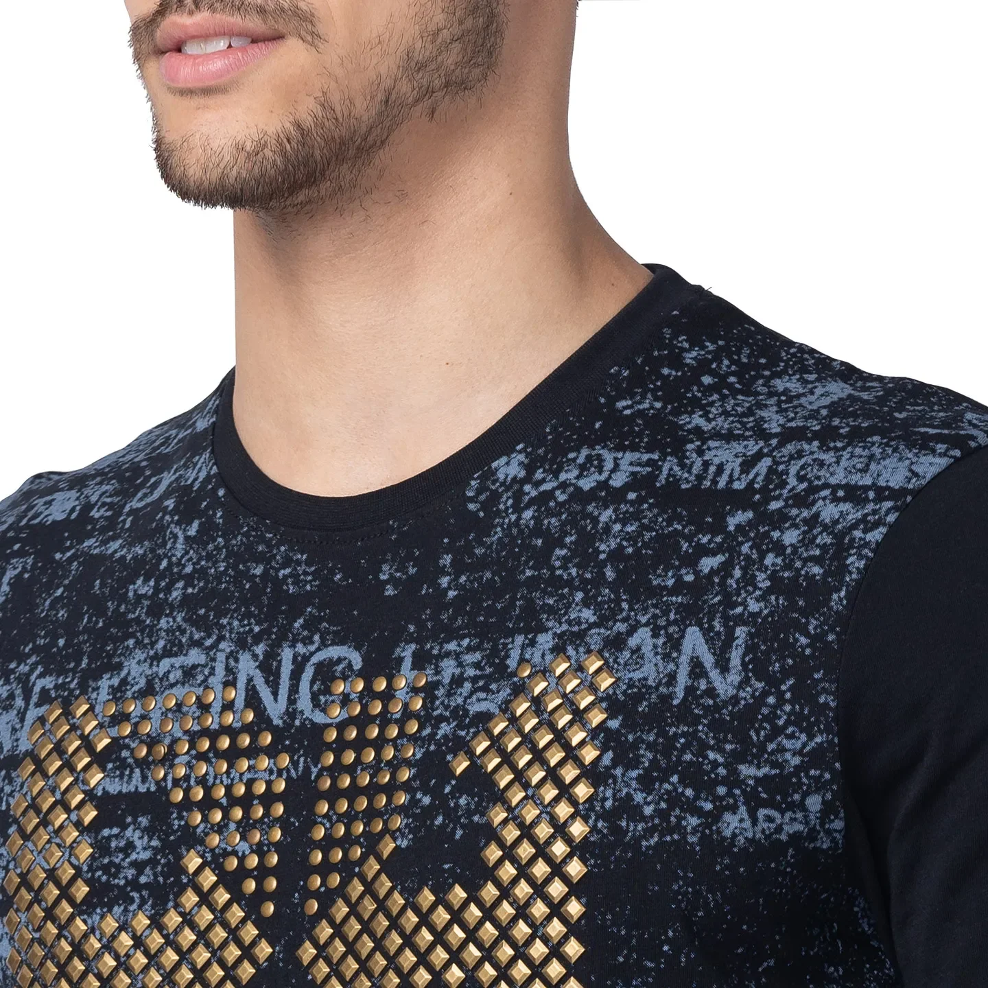 Black Regular Fit Men's Long Sleeves T-Shirt by Being Human Clothing - Image 4