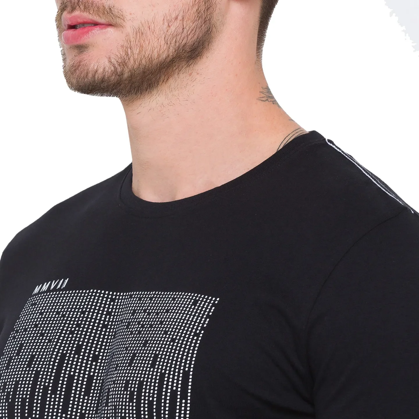 Black Regular Fit Men's Long Sleeves T-Shirt by Being Human Clothing - Image 4