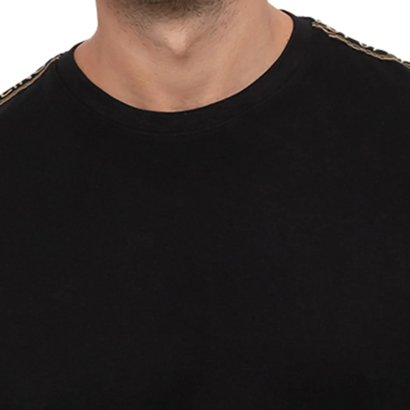 Black Regular Fit Men's Short Sleeves T-Shirt by Being Human Clothing - Image 5