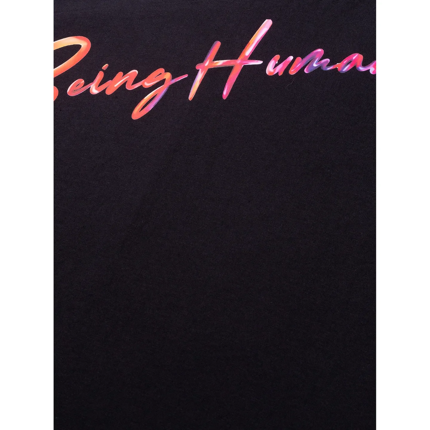 Black Regular Fit Men's Short Sleeves T-Shirt by Being Human Clothing - Image 5