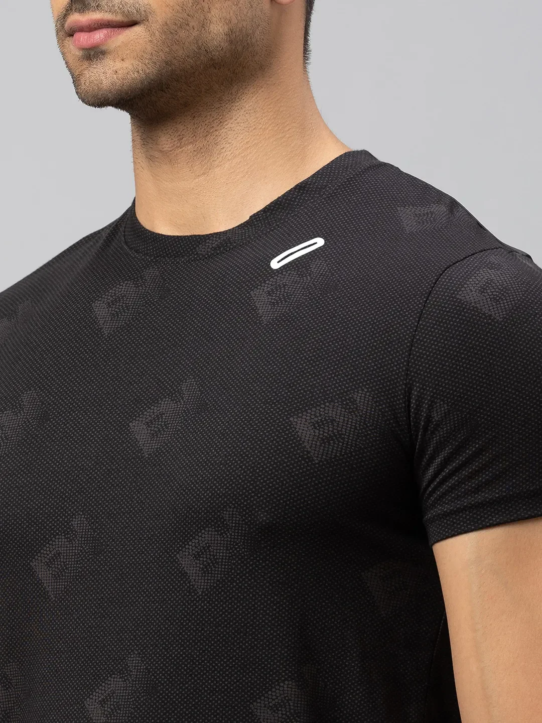 Black Regular Fit Men's Short Sleeves T-Shirt by Being Human Clothing - Image 4