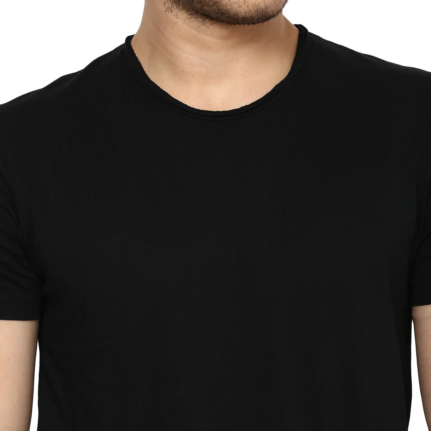 Black Regular Fit Men's Short Sleeves T-Shirt by Being Human Clothing - Image 4