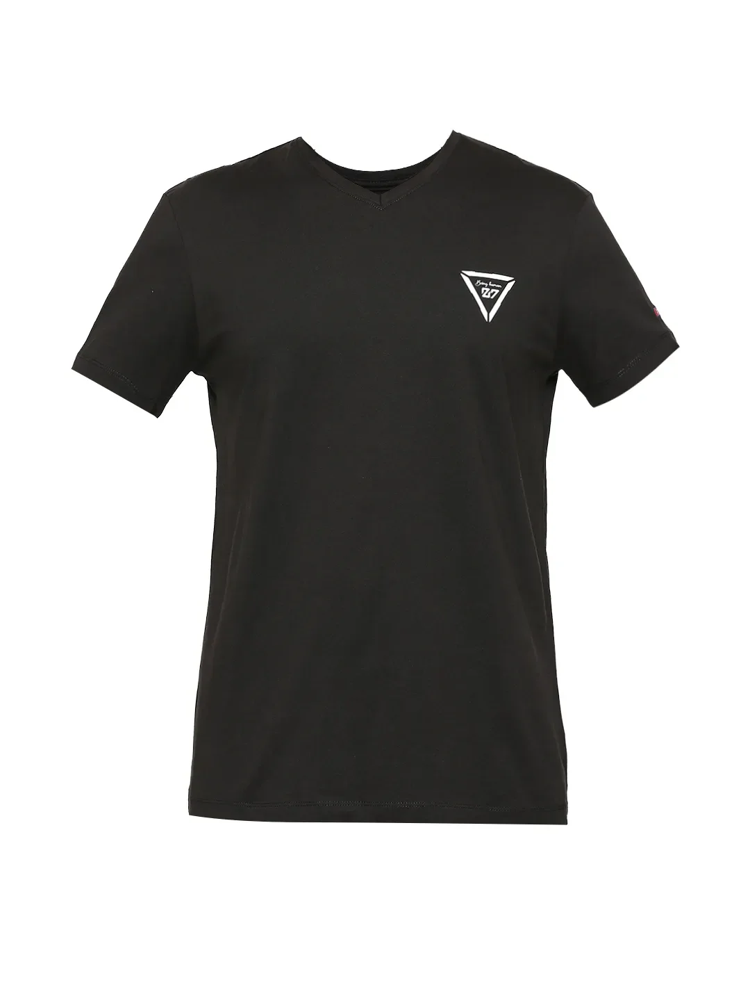 Black Regular Fit Men's Short Sleeves T-Shirt by Being Human Clothing - Image 7
