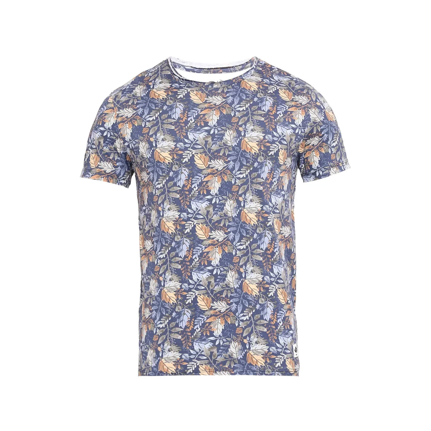 Blue Regular Fit Men's Short Sleeves T-Shirt by Being Human Clothing - Image 7