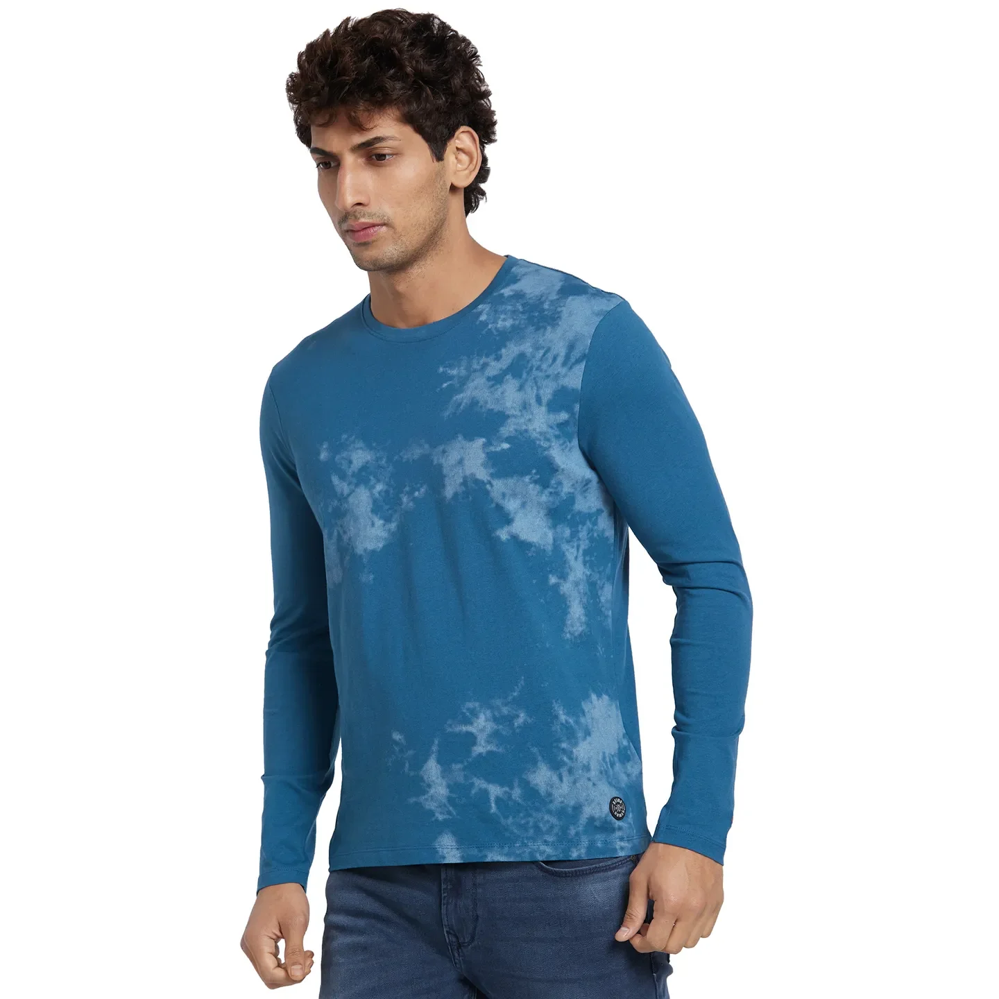 Blue Coral Regular Fit Round Neck Men's T-Shirt by Being Human Clothing - Image 2