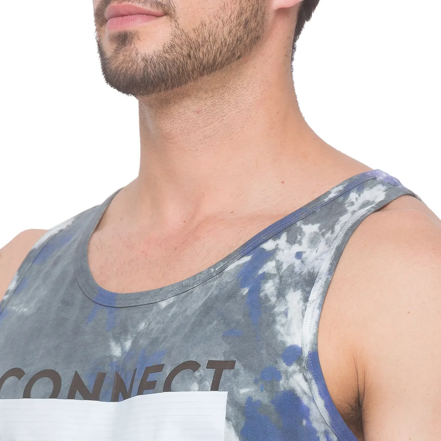 Charcoal Regular Fit Round Neck Men's T-Shirt by Being Human Clothing - Image 4