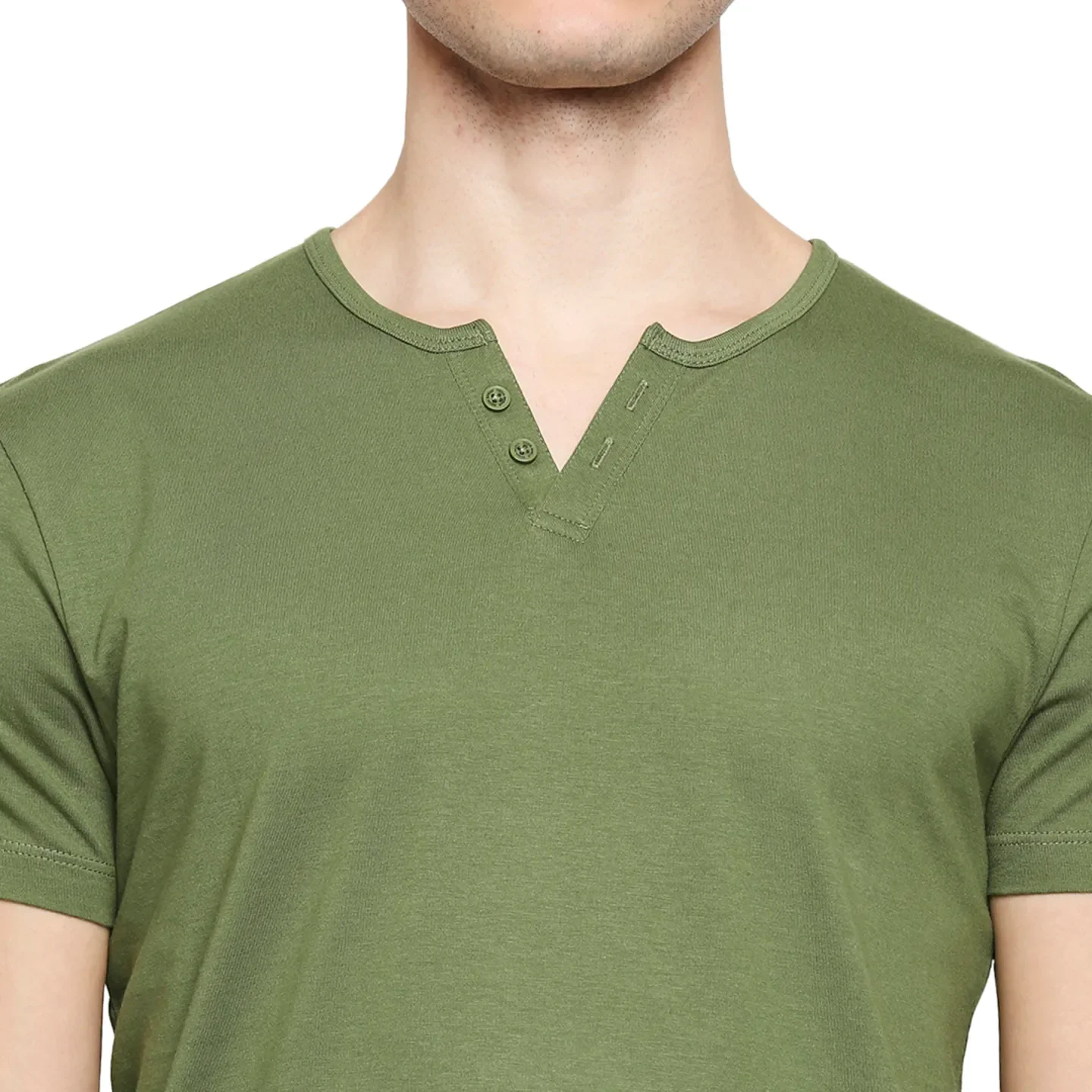 Green Regular Fit Men's Short Sleeves T-Shirt by Being Human Clothing - Image 5