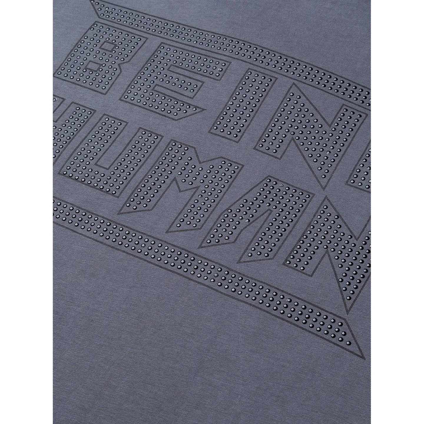 Dark Grey Regular Fit Round Neck Men's T-Shirt by Being Human Clothing - Image 9