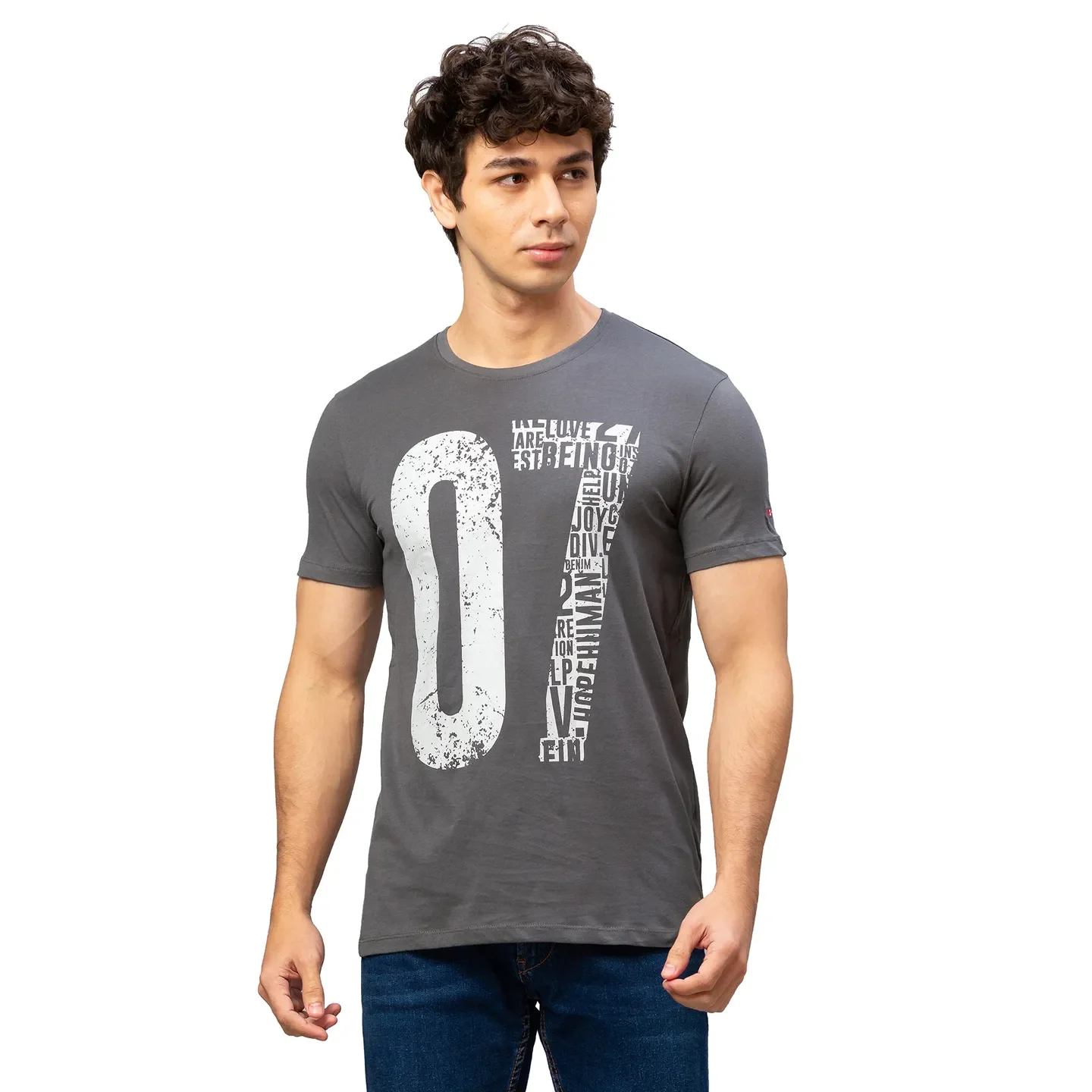 Green Regular Fit Men's Short Sleeves T-Shirt by Being Human Clothing
