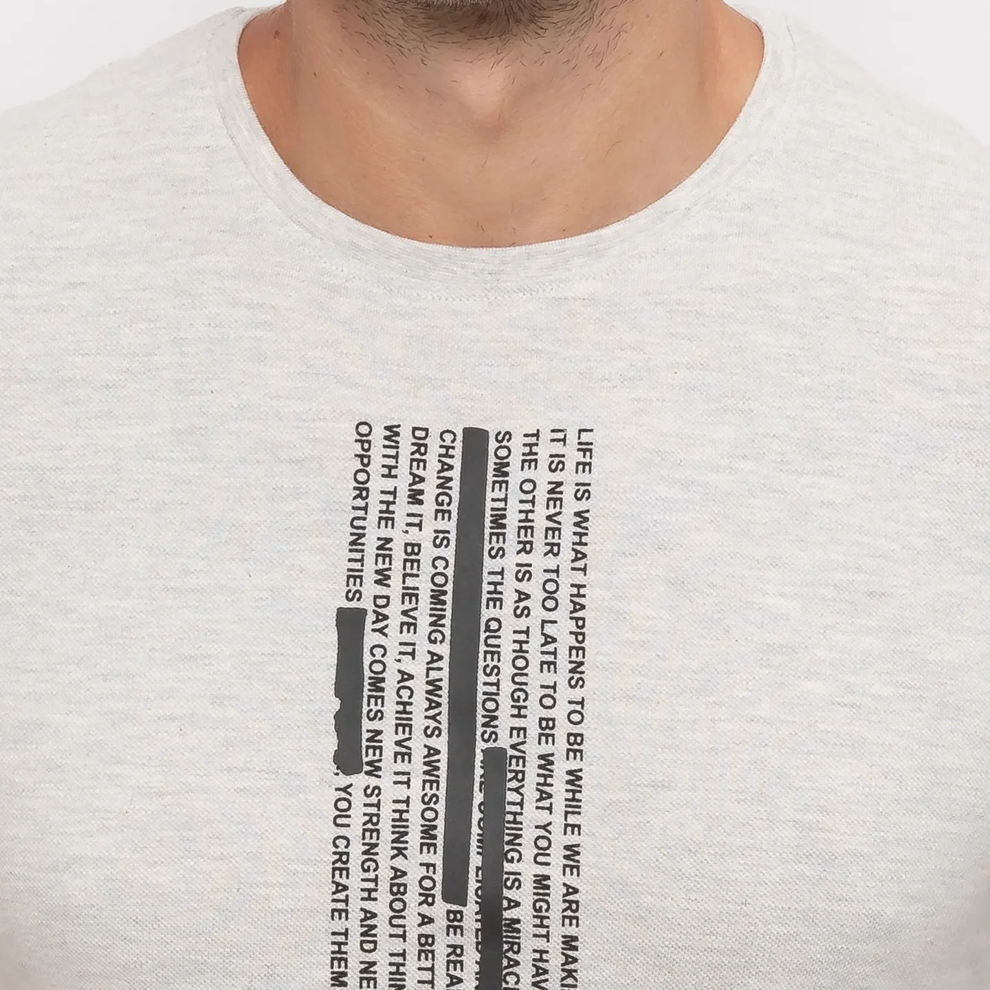 Beige Regular Fit Men's Short Sleeves T-Shirt by Being Human Clothing - Image 4