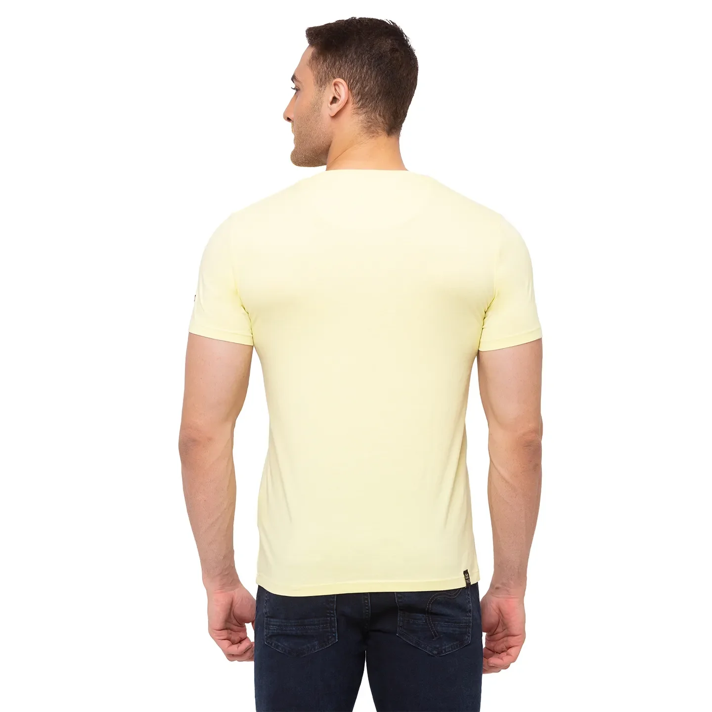 Grey Regular Fit Men's Short Sleeves T-Shirt by Being Human Clothing - Image 4