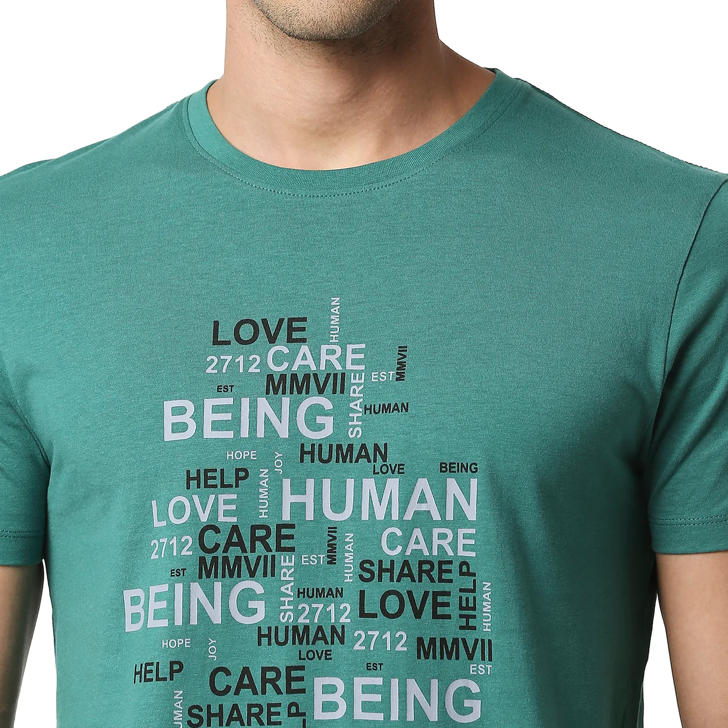 Evergreen Regular Fit Round Neck Men's T-Shirt by Being Human Clothing - Image 4