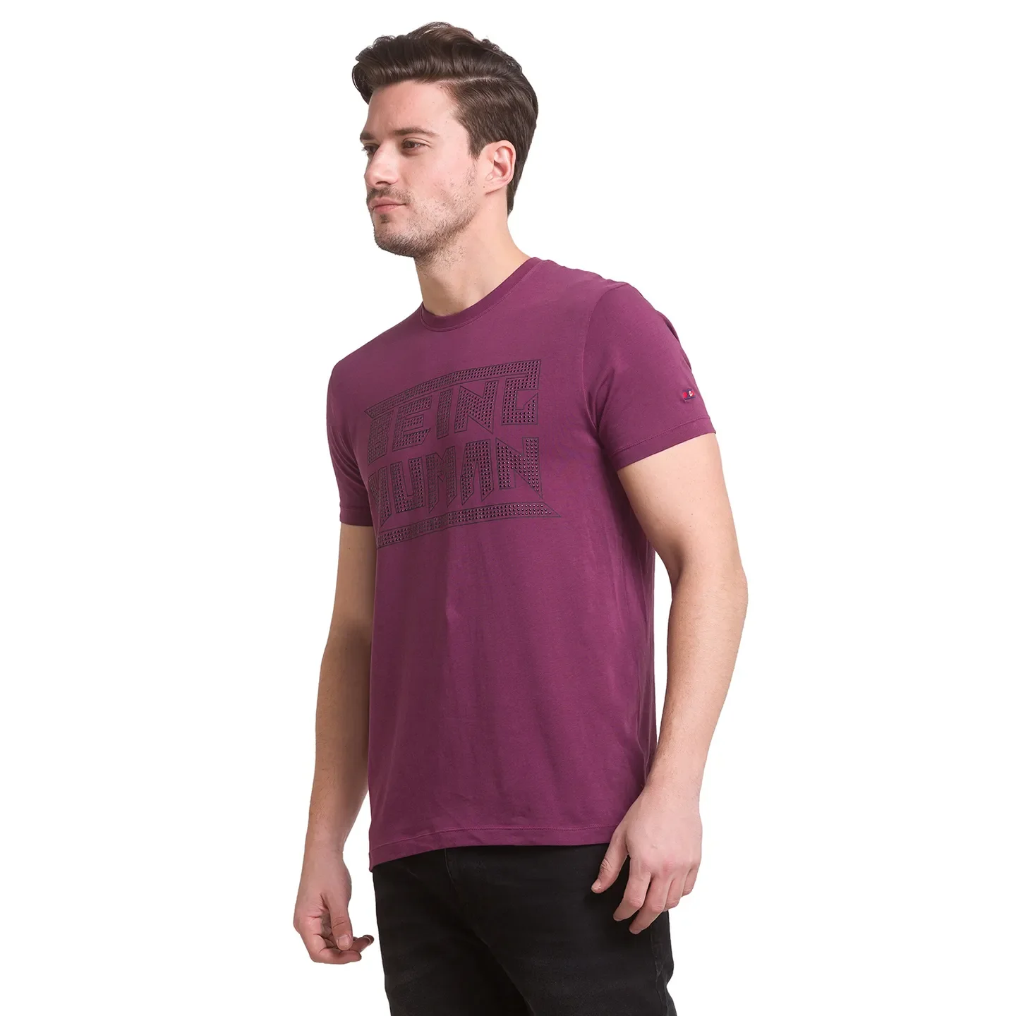 Fig Regular Fit Round Neck Men's T-Shirt by Being Human Clothing - Image 10