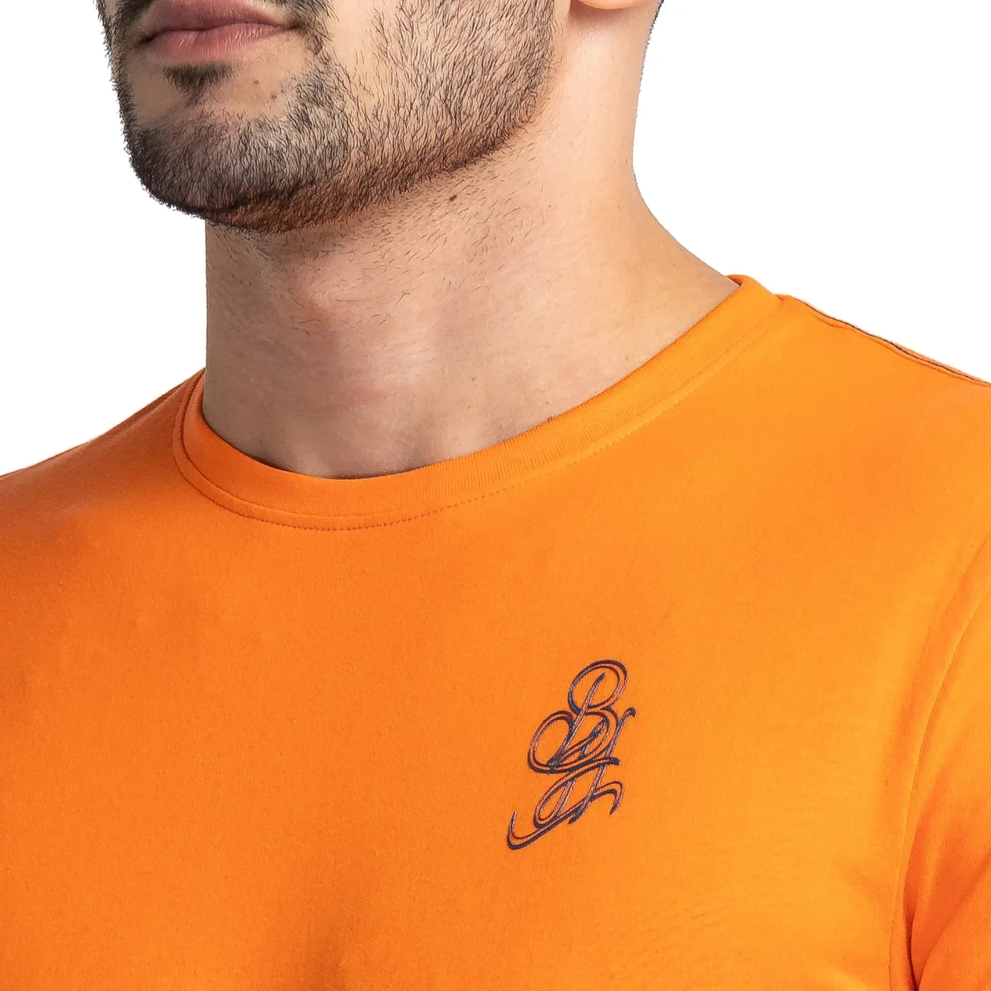 Blue Regular Fit Men's Short Sleeves T-Shirt by Being Human Clothing - Image 5