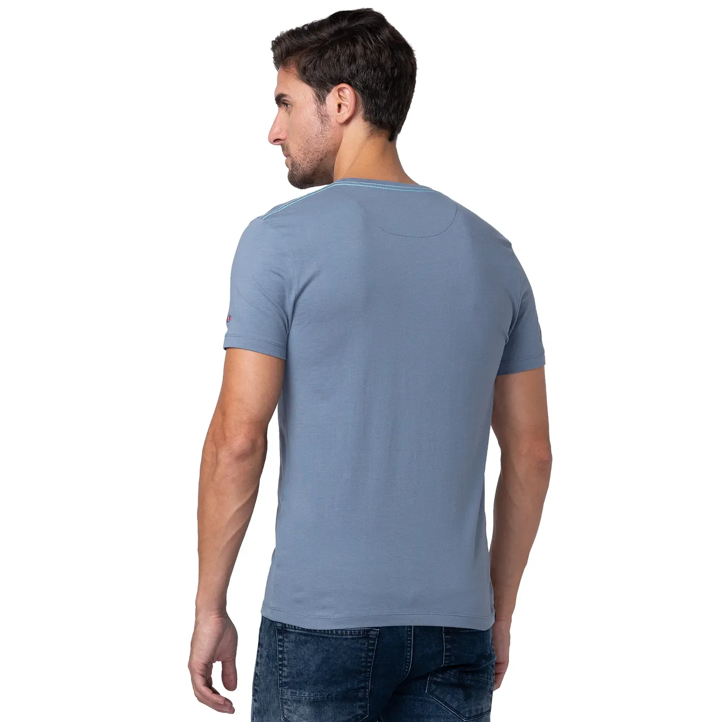 Flint Stone Regular Fit Round Neck Men's T-Shirt by Being Human Clothing - Image 3