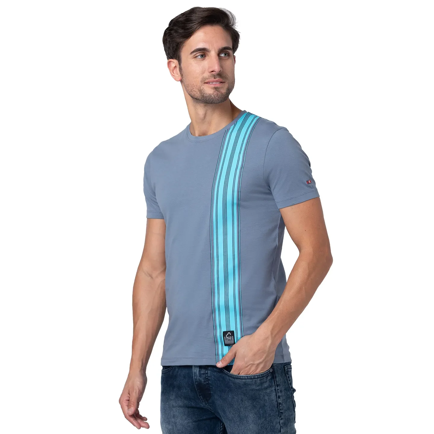 Flint Stone Regular Fit Round Neck Men's T-Shirt by Being Human Clothing - Image 4