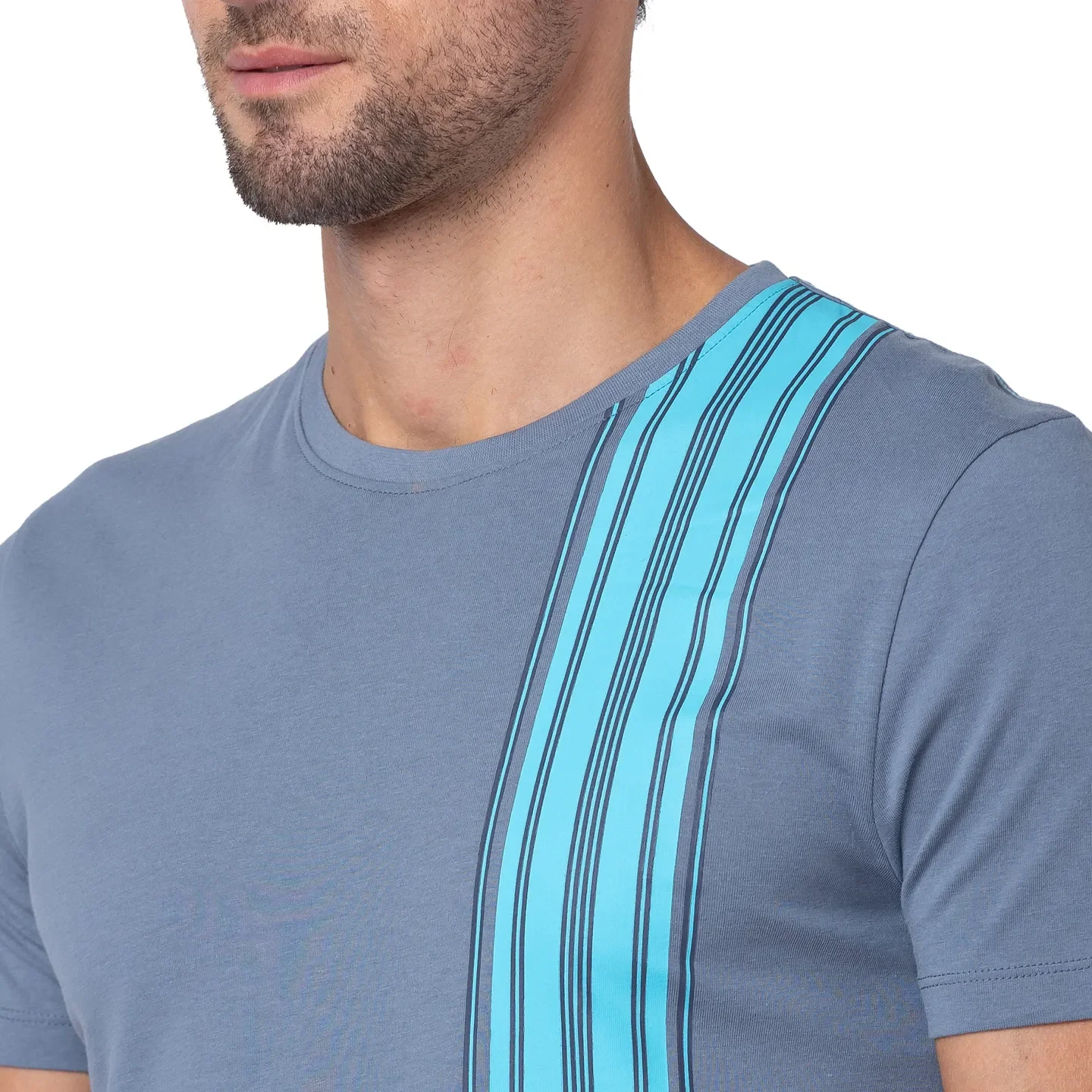 Flint Stone Regular Fit Round Neck Men's T-Shirt by Being Human Clothing - Image 5