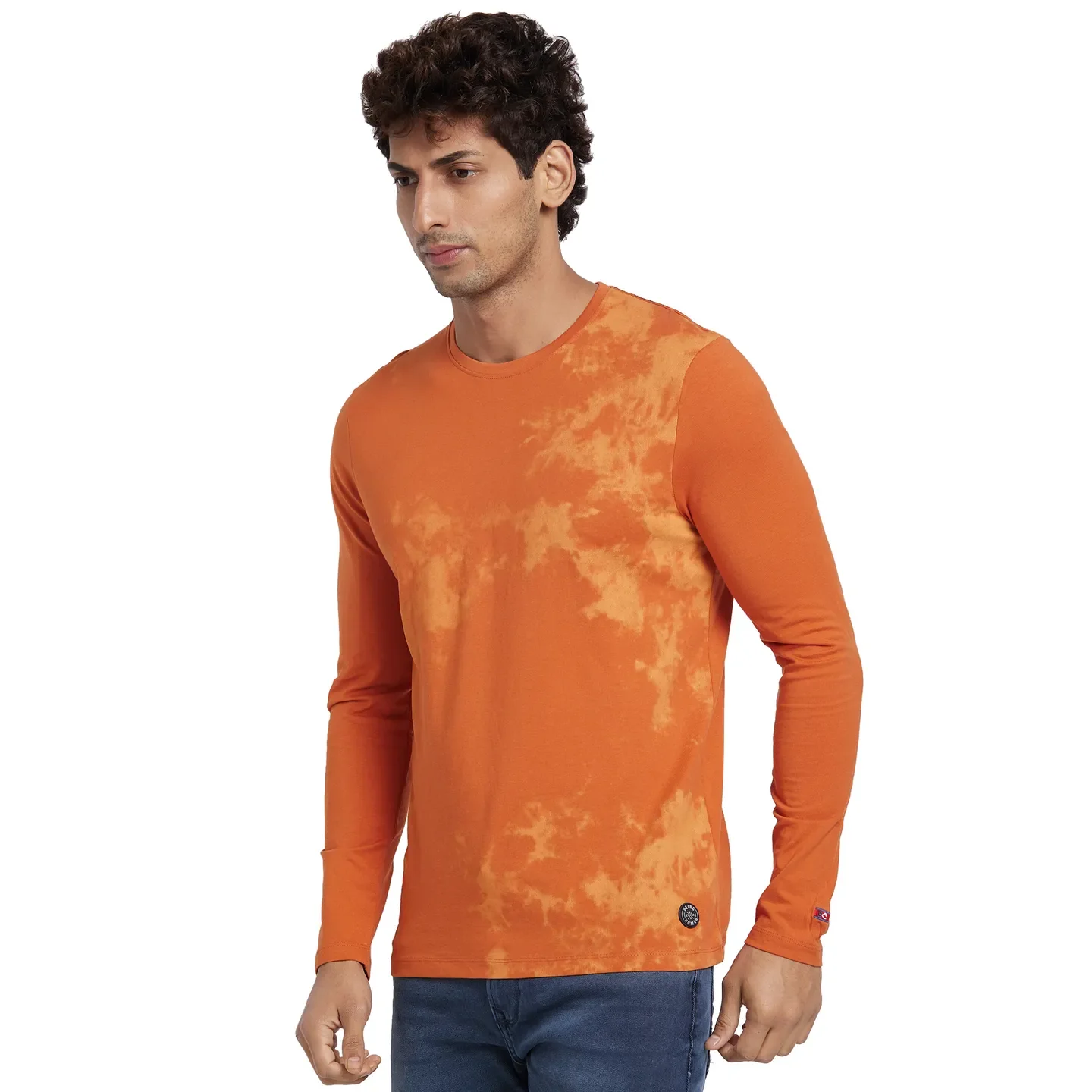 Gold Flam Regular Fit Round Neck Men's T-Shirt by Being Human Clothing - Image 2