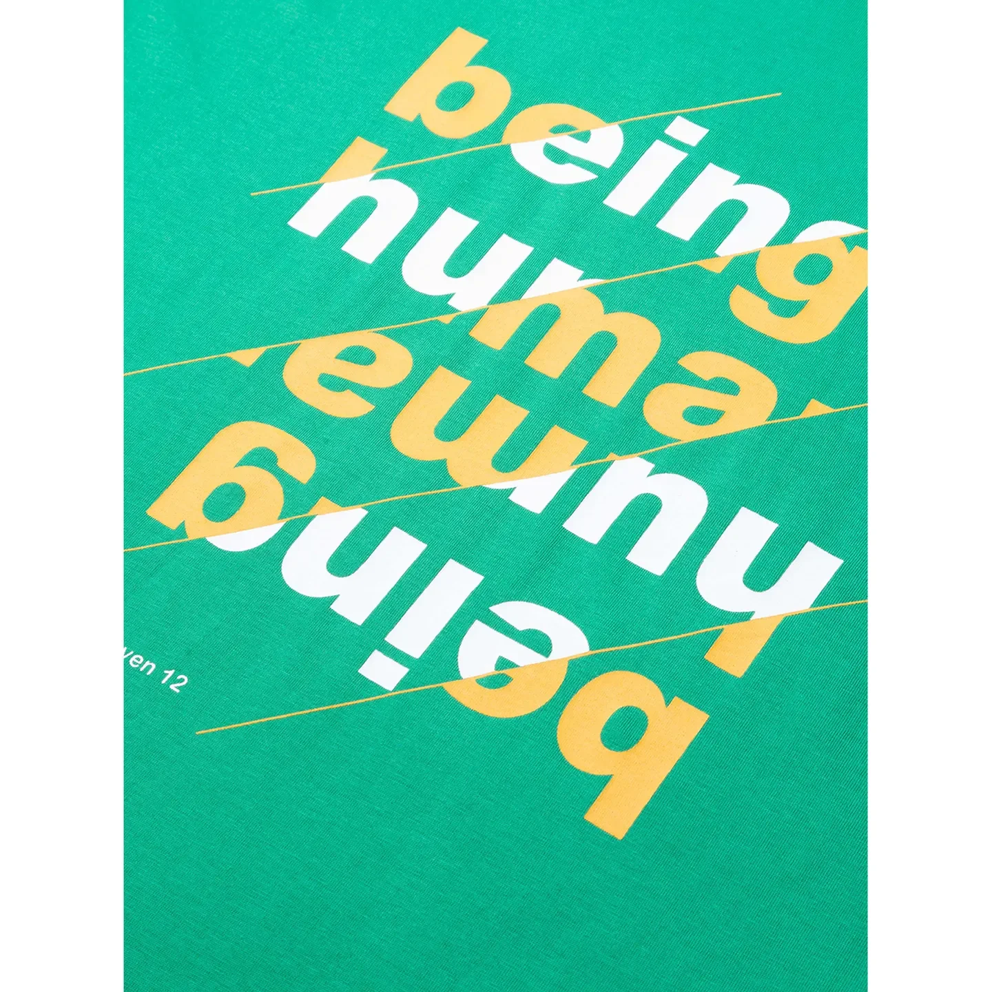 Green Regular Fit Men's Short Sleeves T-Shirt by Being Human Clothing - Image 10