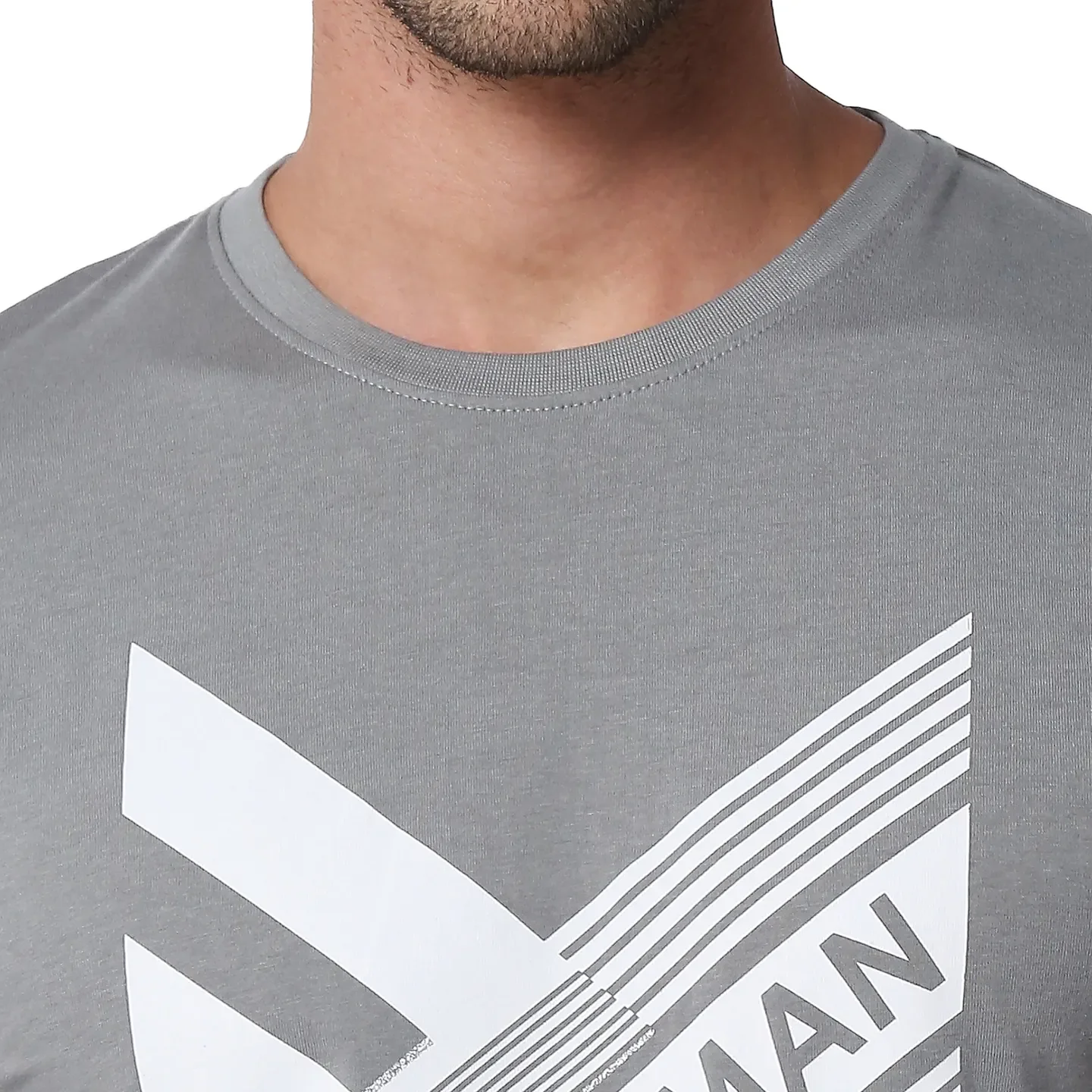 Grey Regular Fit Men's Short Sleeves T-Shirt by Being Human Clothing - Image 5