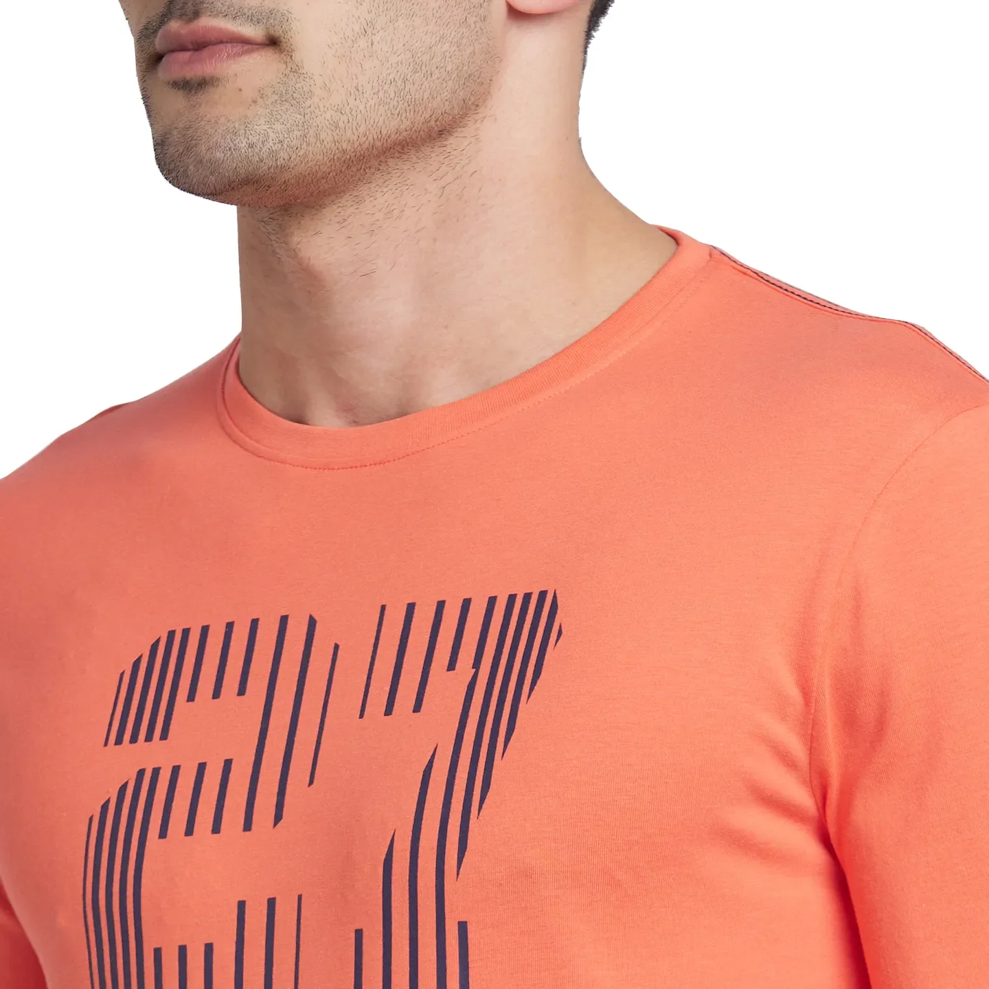 Pink Regular Fit Men's Long Sleeves T-Shirt by Being Human Clothing - Image 4