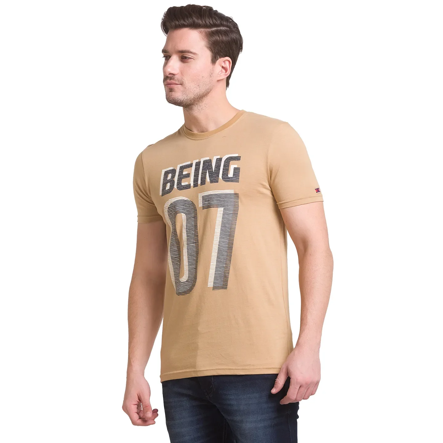 Iced Coffee Regular Fit Round Neck Mens' T-Shirt by Being Human Clothing - Image 5