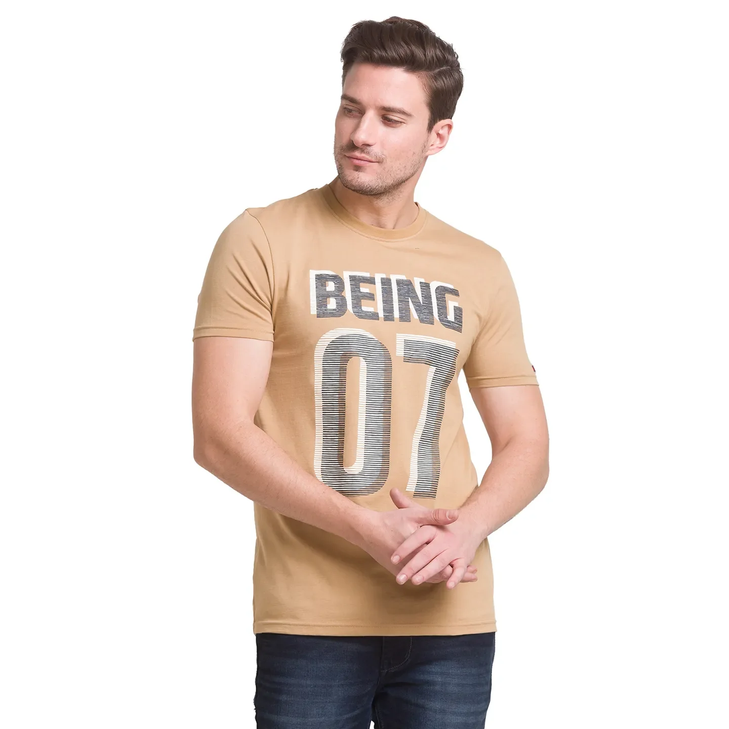 Iced Coffee Regular Fit Round Neck Mens' T-Shirt by Being Human Clothing - Image 7