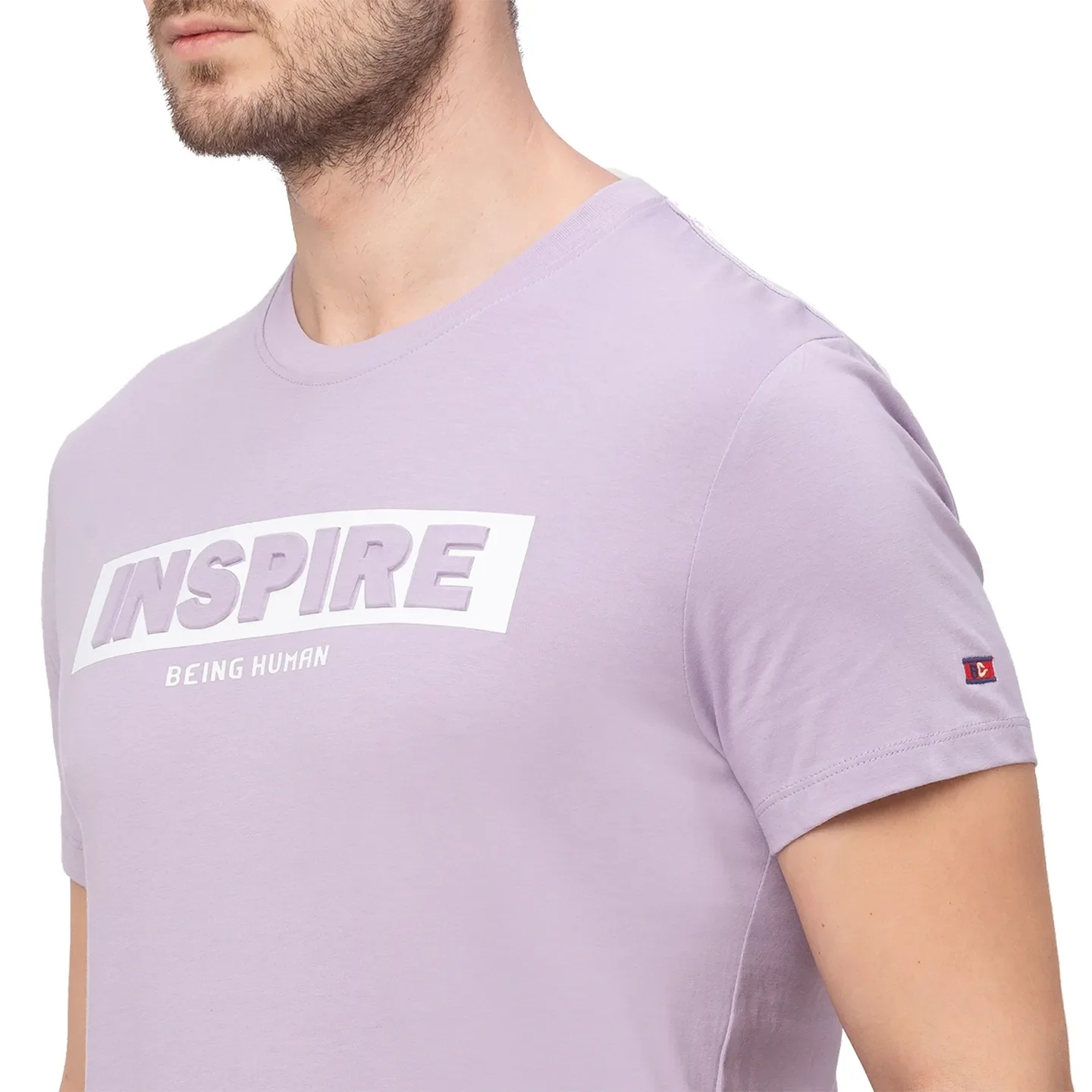 Purple Regular Fit Men's Short Sleeves T-Shirt by Being Human Clothing - Image 5