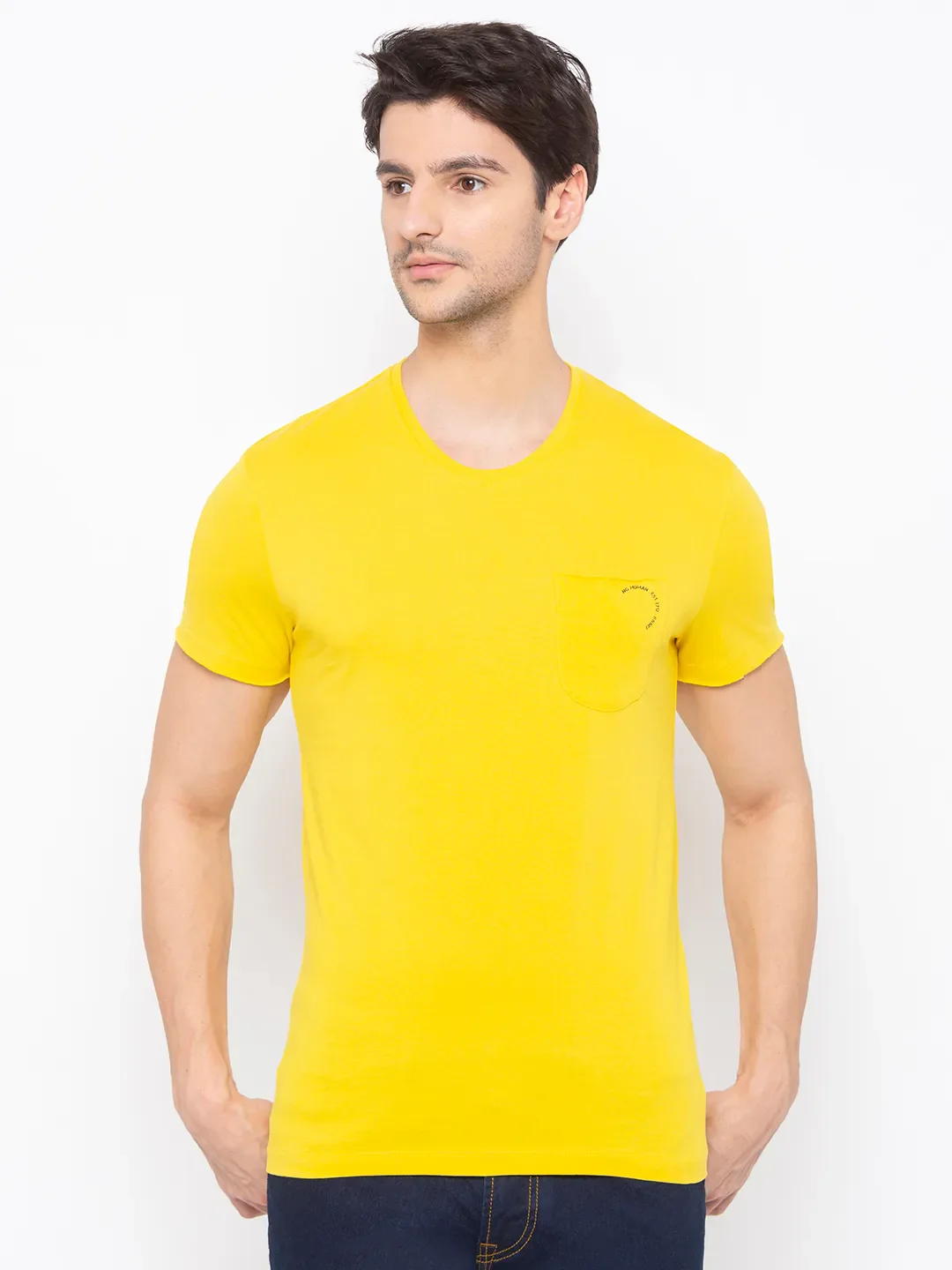 Purple Regular Fit Men's Short Sleeves T-Shirt by Being Human Clothing - Image 5
