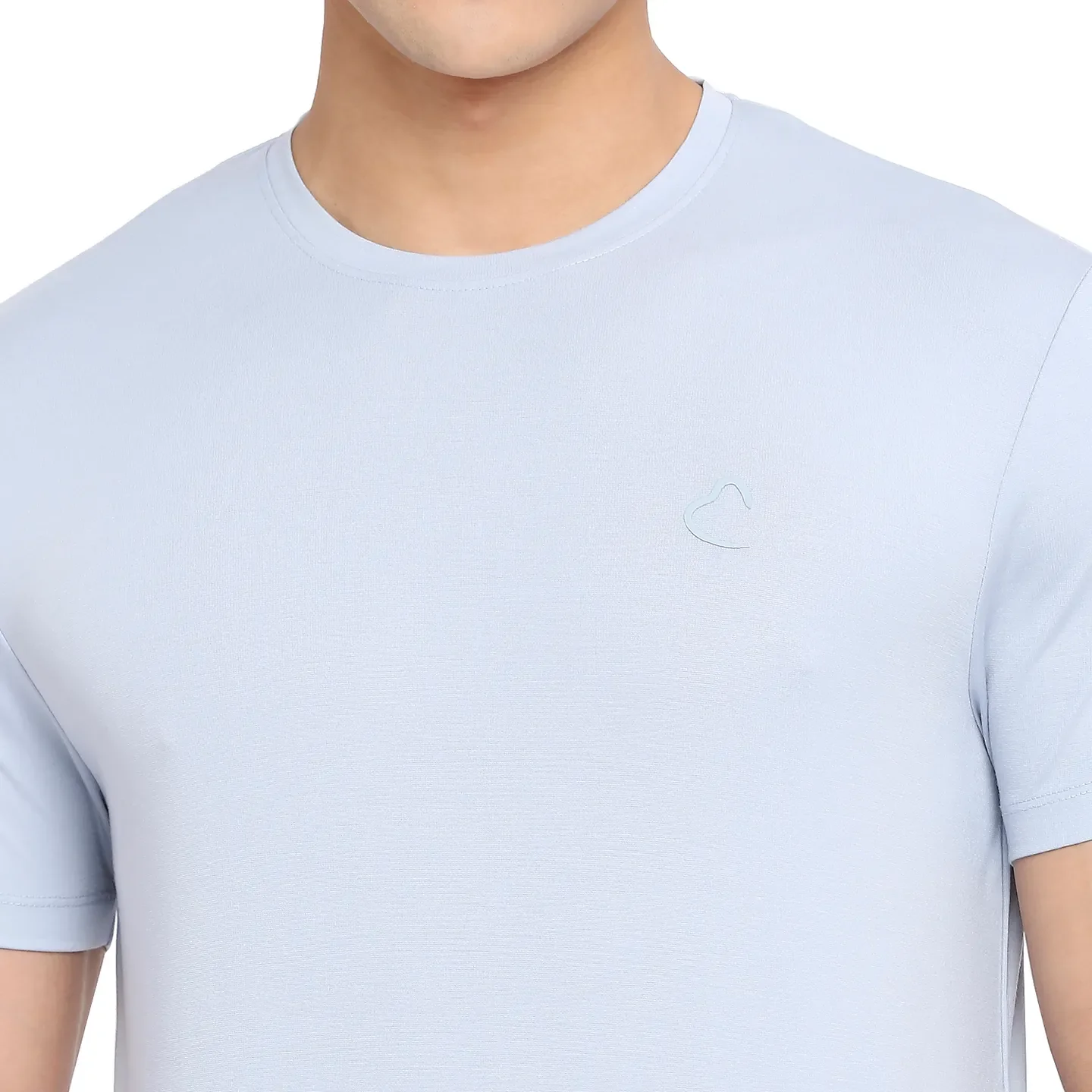 Blue Regular Fit Men's Short Sleeves T-Shirt by Being Human Clothing - Image 5
