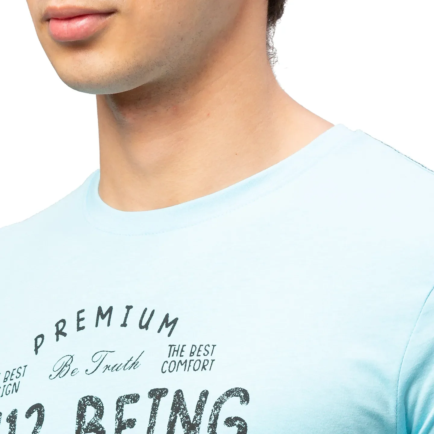 Grey Regular Fit Men's Short Sleeves T-Shirt by Being Human Clothing - Image 5