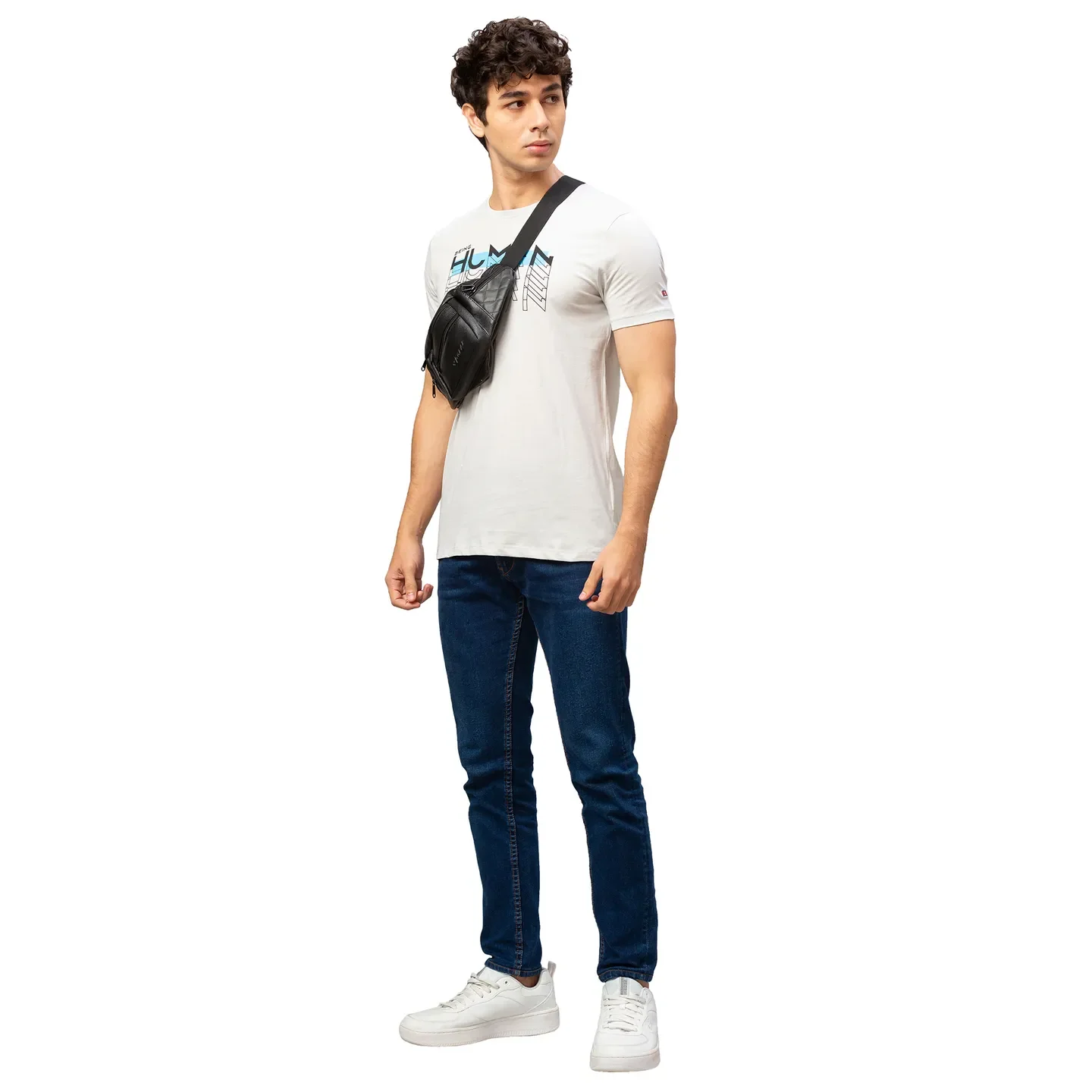 Grey Regular Fit Men's Short Sleeves T-Shirt by Being Human Clothing - Image 5