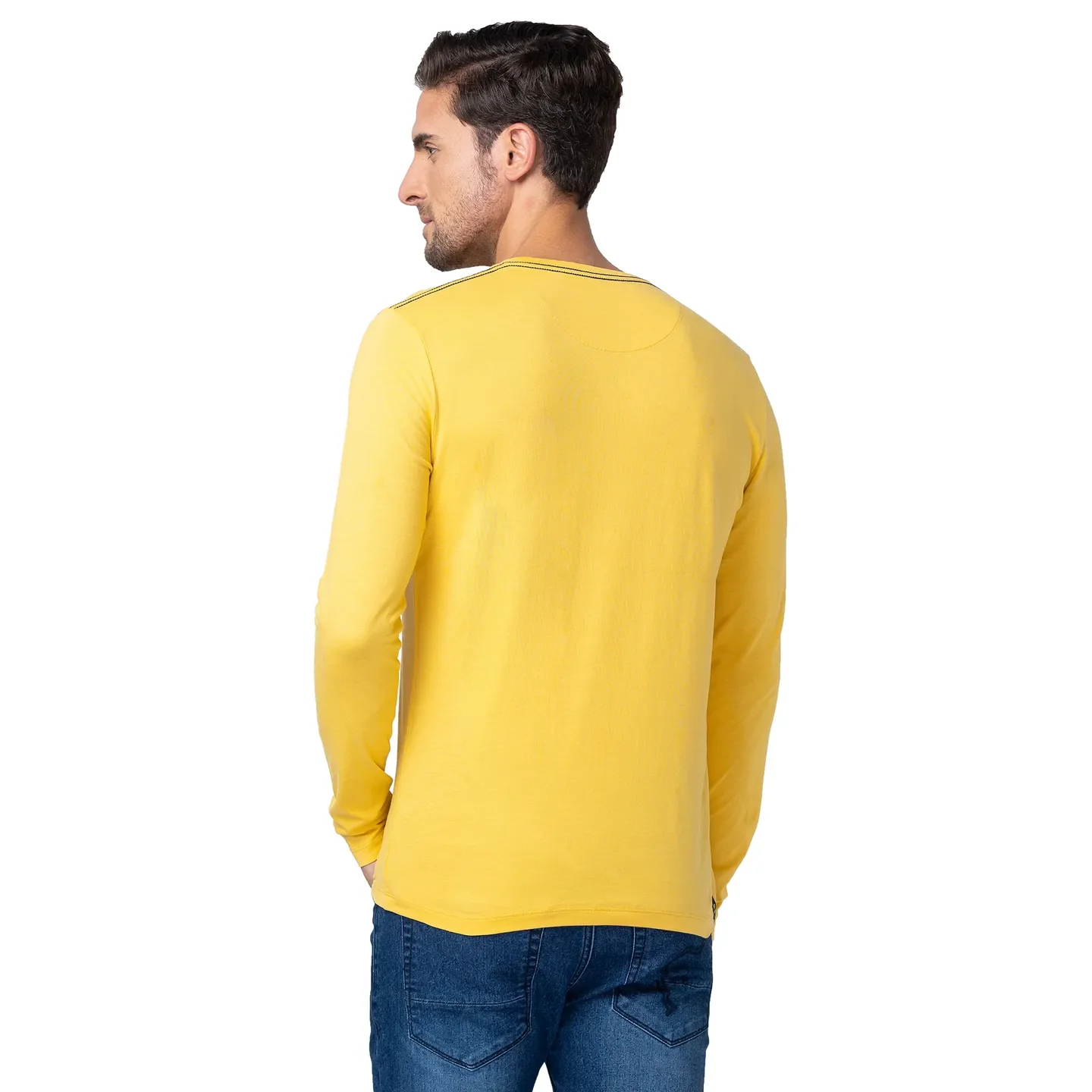 Mimosa Regular Fit Round Neck Men's T-Shirt by Being Human Clothing - Image 3
