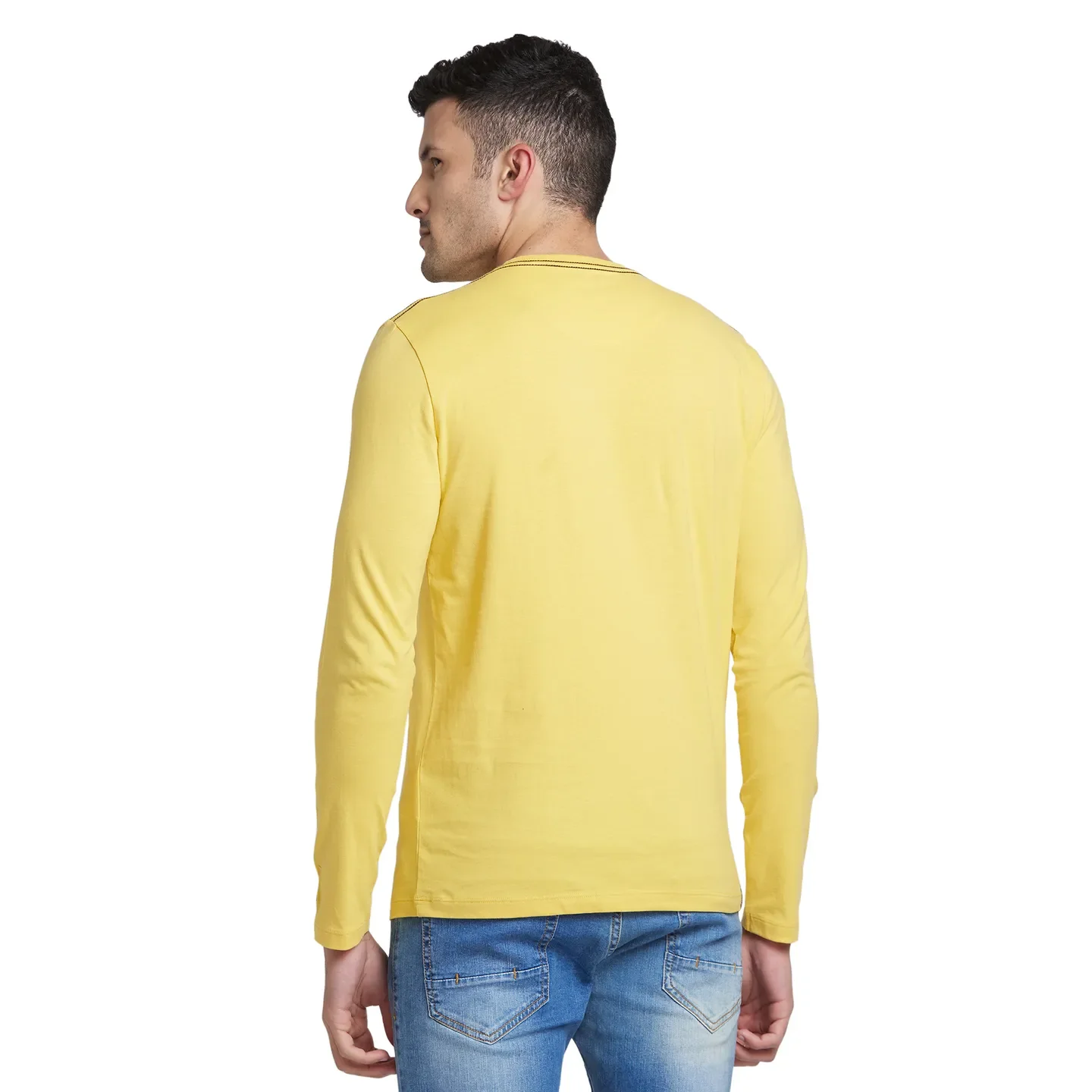 Mimosa Regular Fit Round Neck Men's T-Shirt by Being Human Clothing - Image 3