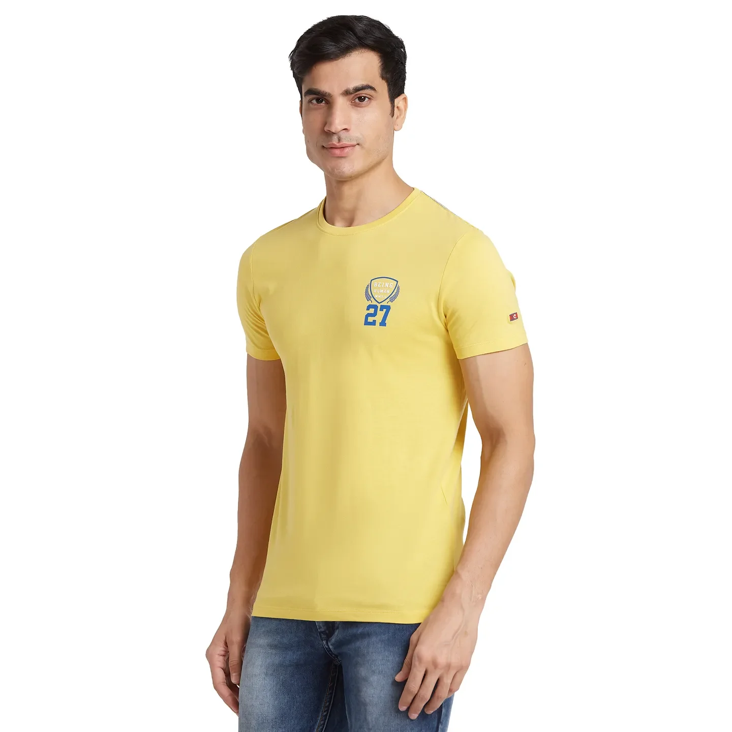 Purple Regular Fit Men's Short Sleeves T-Shirt by Being Human Clothing - Image 2