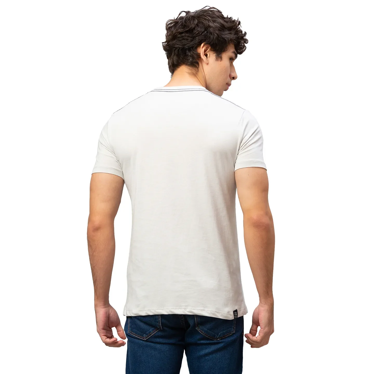 Green Regular Fit Men's Short Sleeves T-Shirt by Being Human Clothing - Image 3
