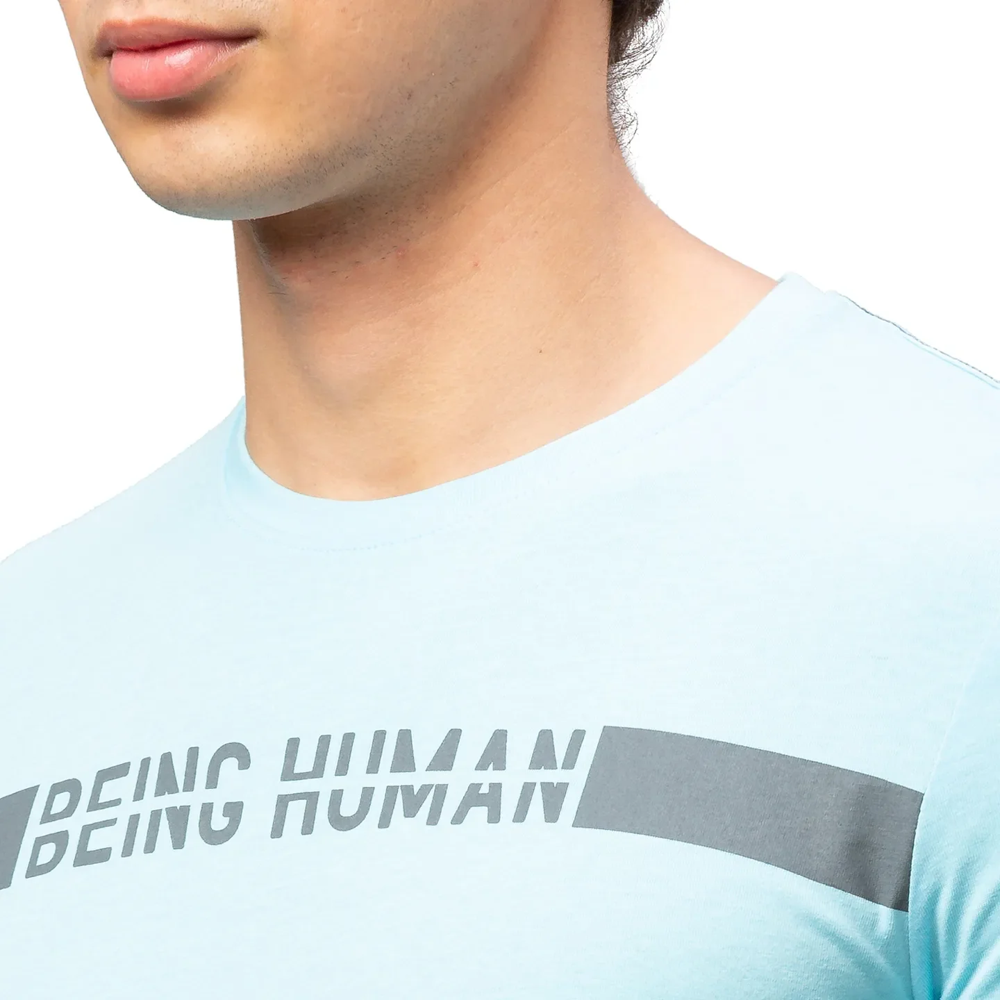Green Regular Fit Men's Short Sleeves T-Shirt by Being Human Clothing - Image 4
