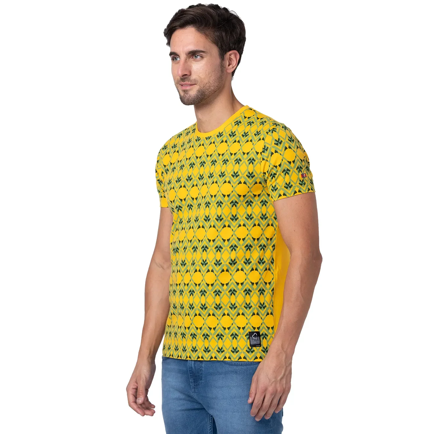 Red Regular Fit Men's Short Sleeves T-Shirt by Being Human Clothing - Image 4
