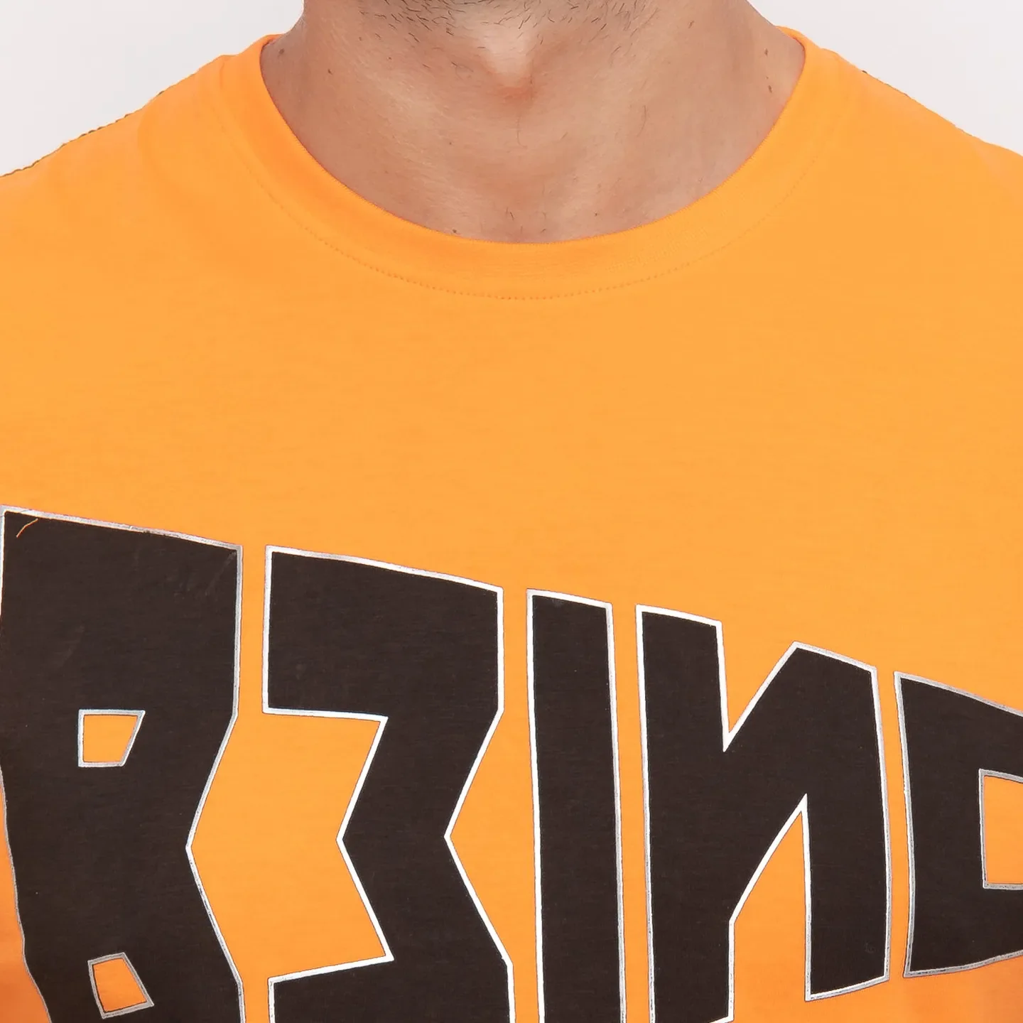 Orange Regular Fit Men's T-Shirt by Being Human Clothing - Image 5