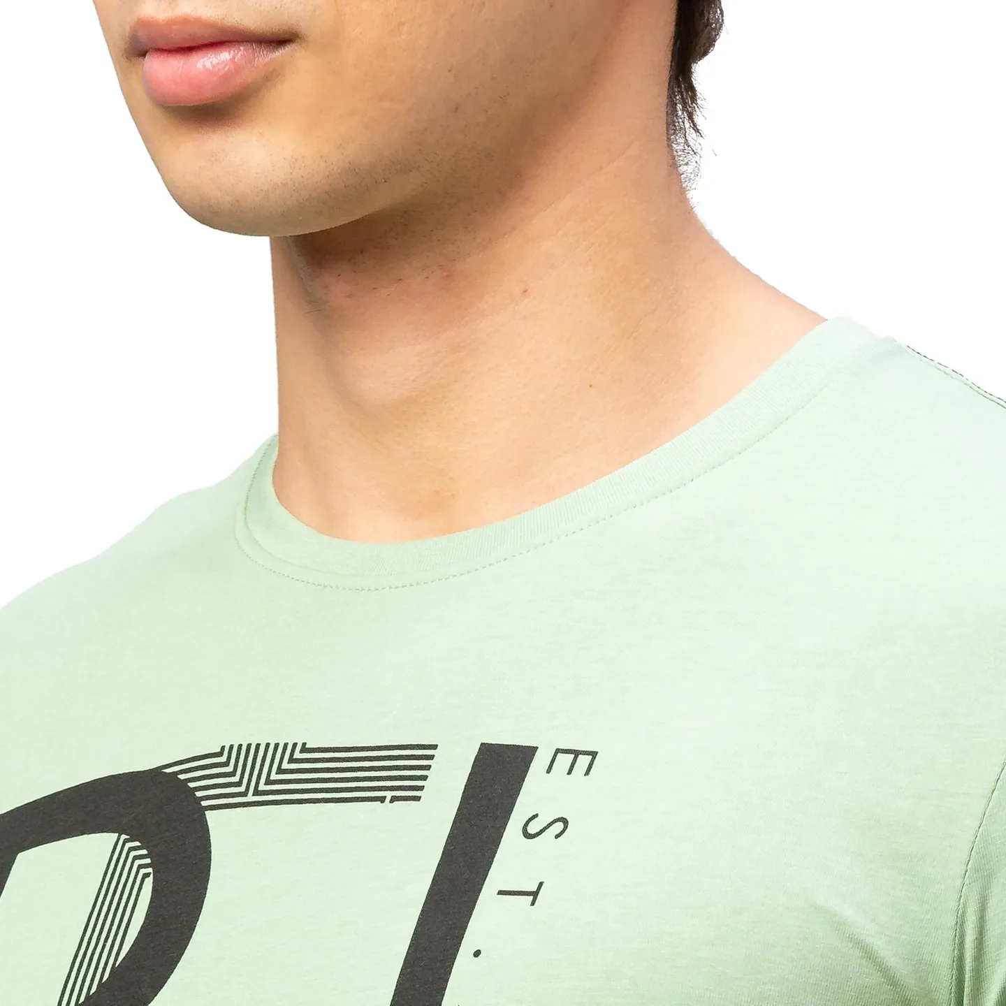 Green Regular Fit Men's Short Sleeves T-Shirt by Being Human Clothing - Image 4